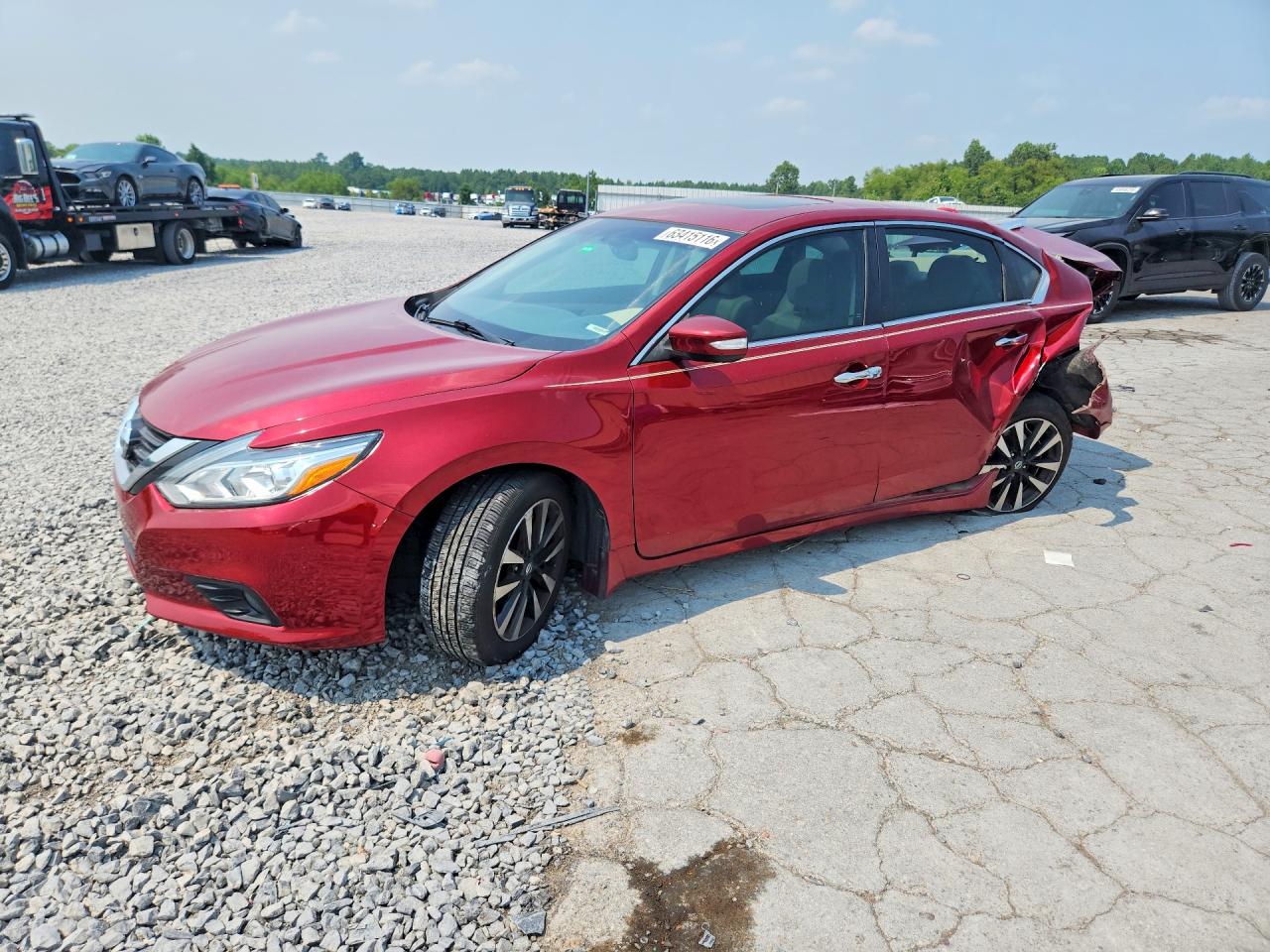 2018 Nissan Altima 2.5 Sv Red vin: 1N4AL3AP2JC187613