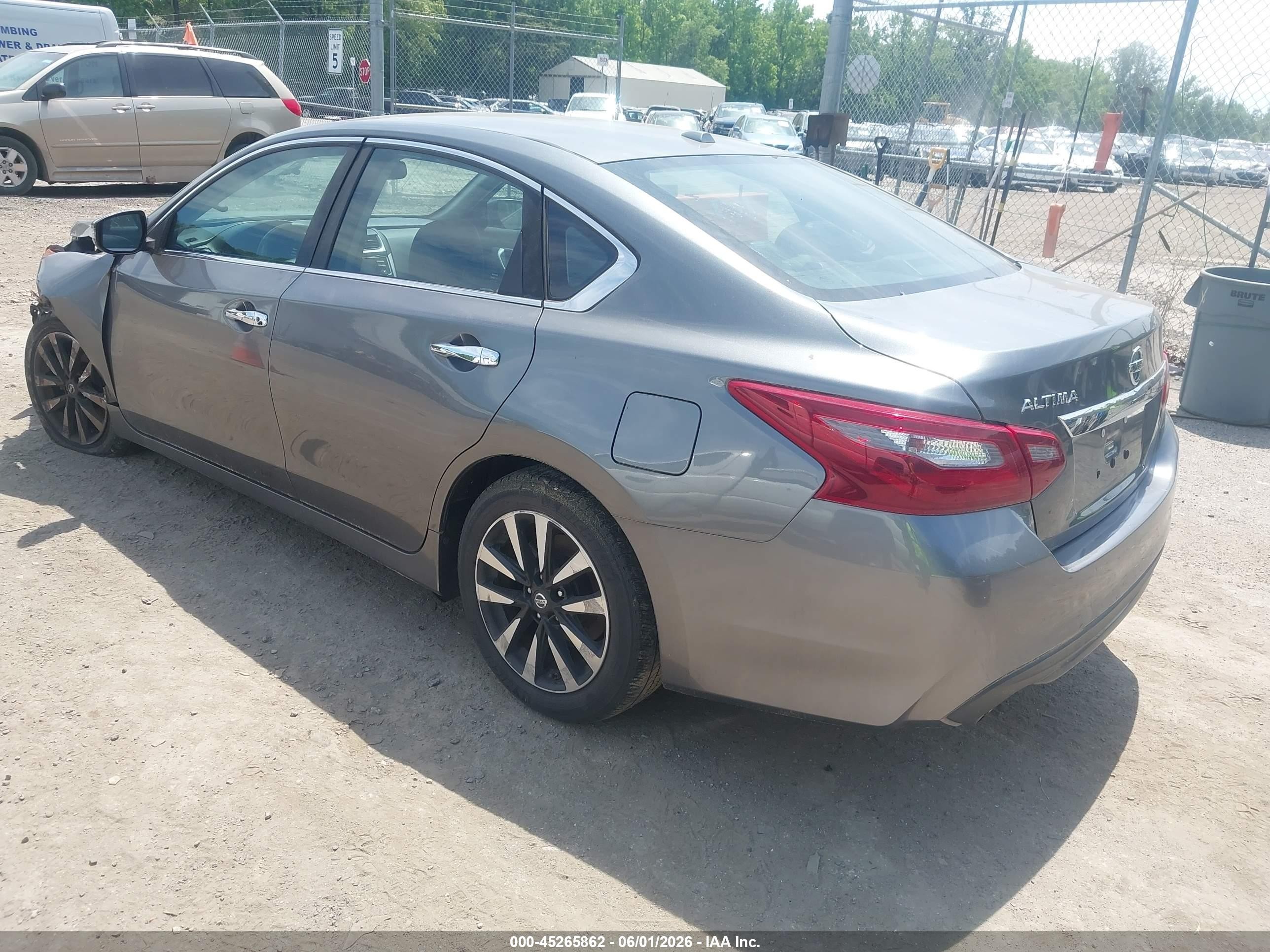 2018 Nissan Altima 2.5 Sl Gray vin: 1N4AL3AP2JC215636