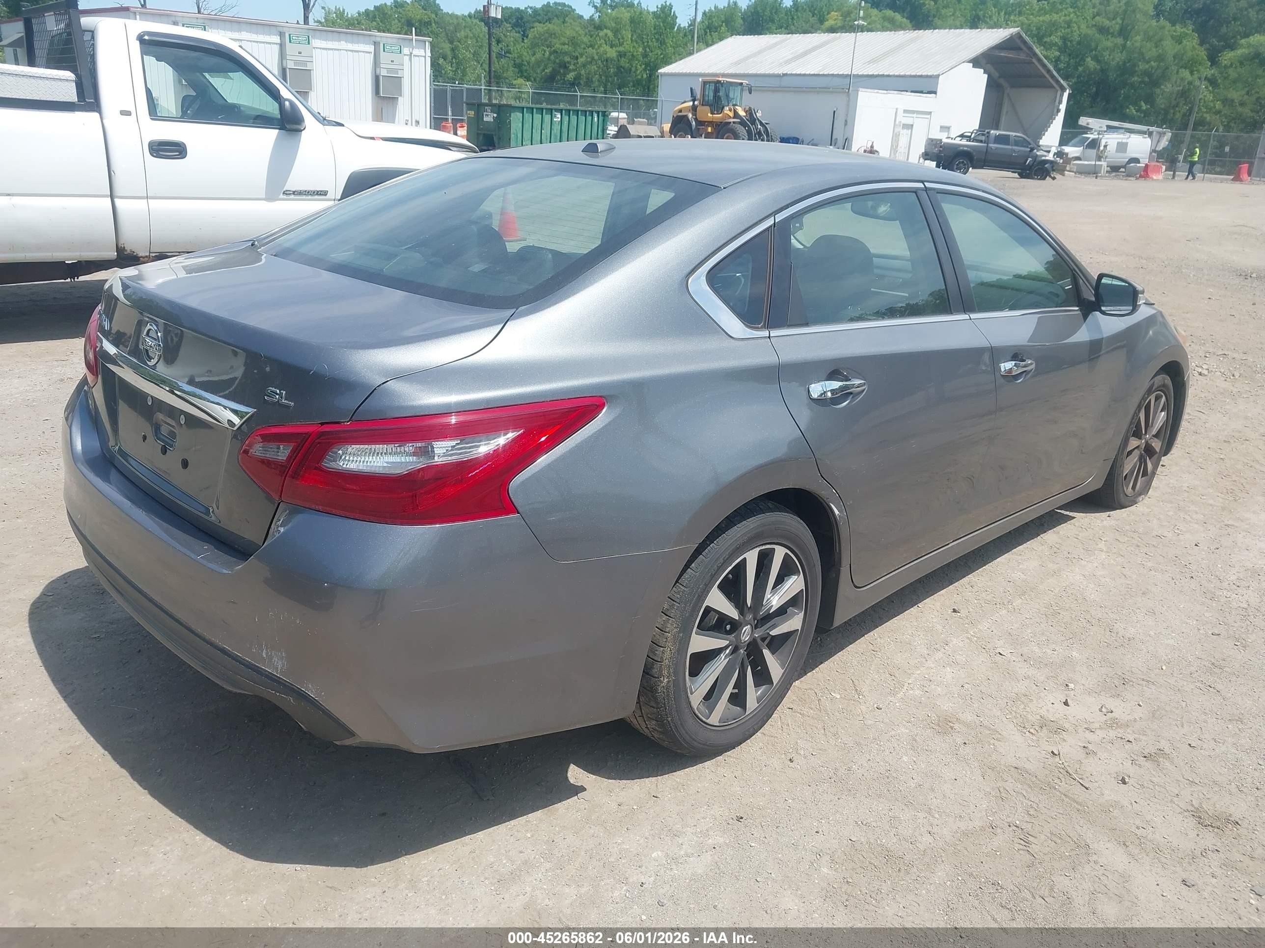2018 Nissan Altima 2.5 Sl Gray vin: 1N4AL3AP2JC215636