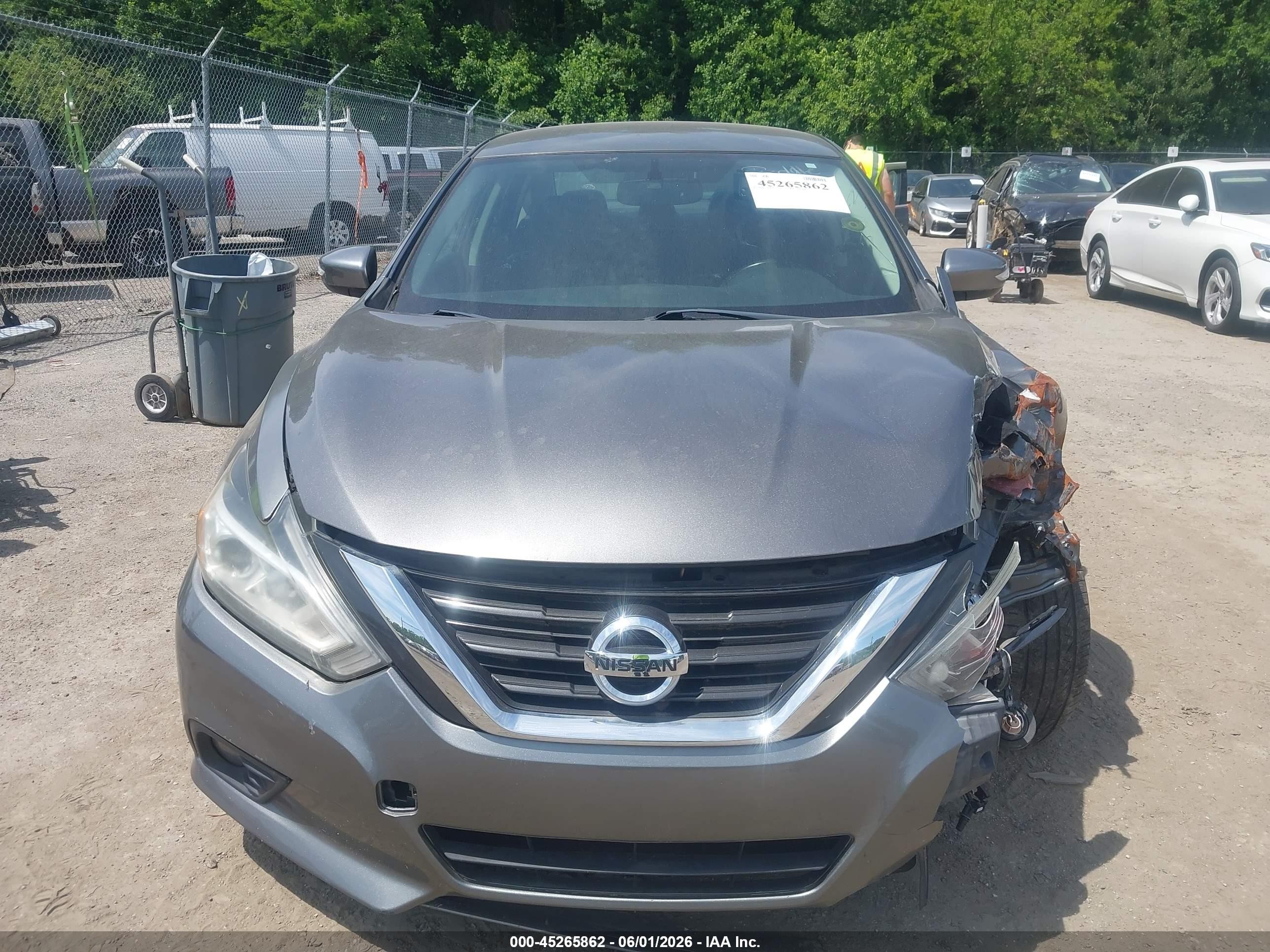 2018 Nissan Altima 2.5 Sl Gray vin: 1N4AL3AP2JC215636