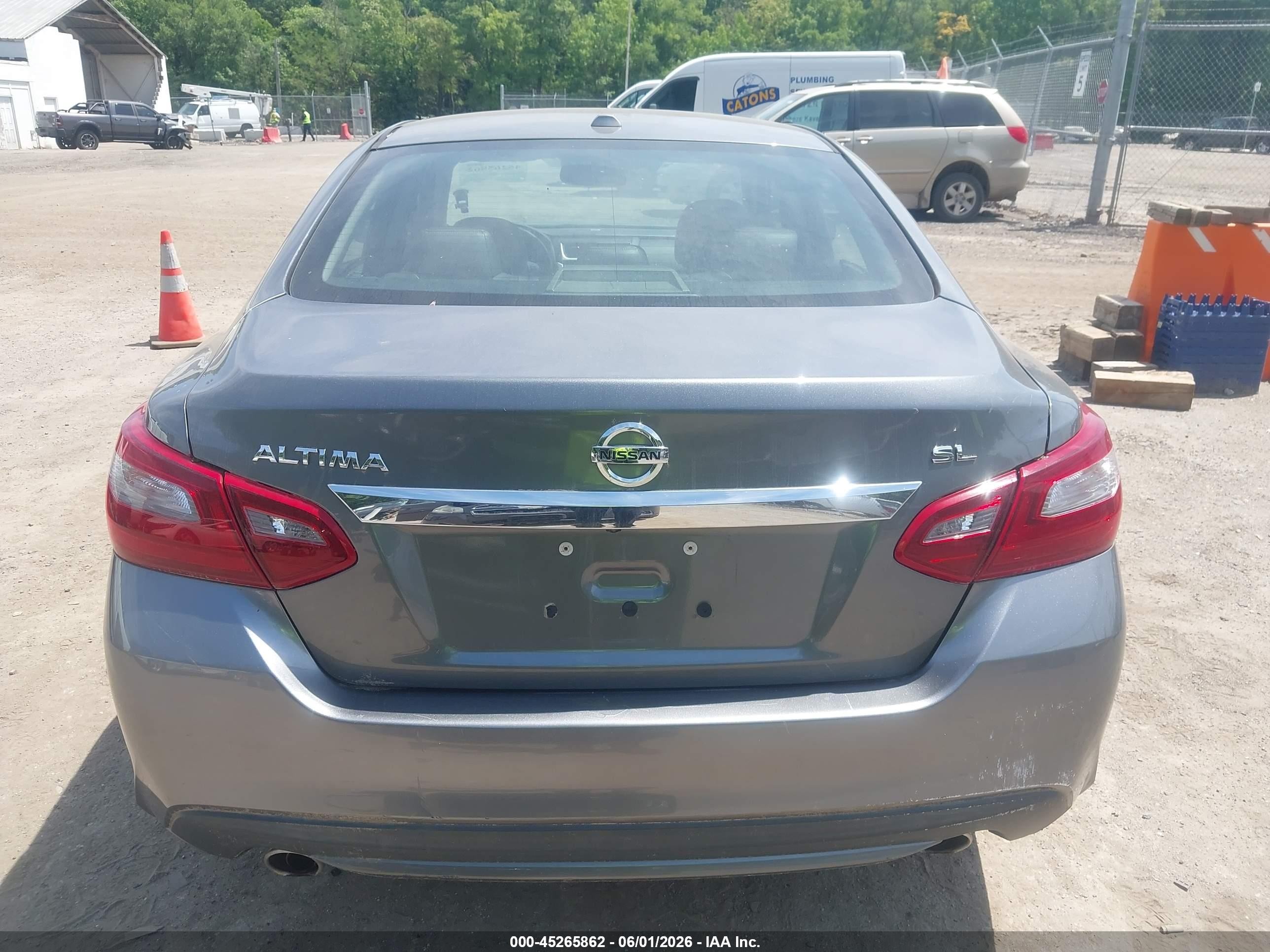 2018 Nissan Altima 2.5 Sl Gray vin: 1N4AL3AP2JC215636