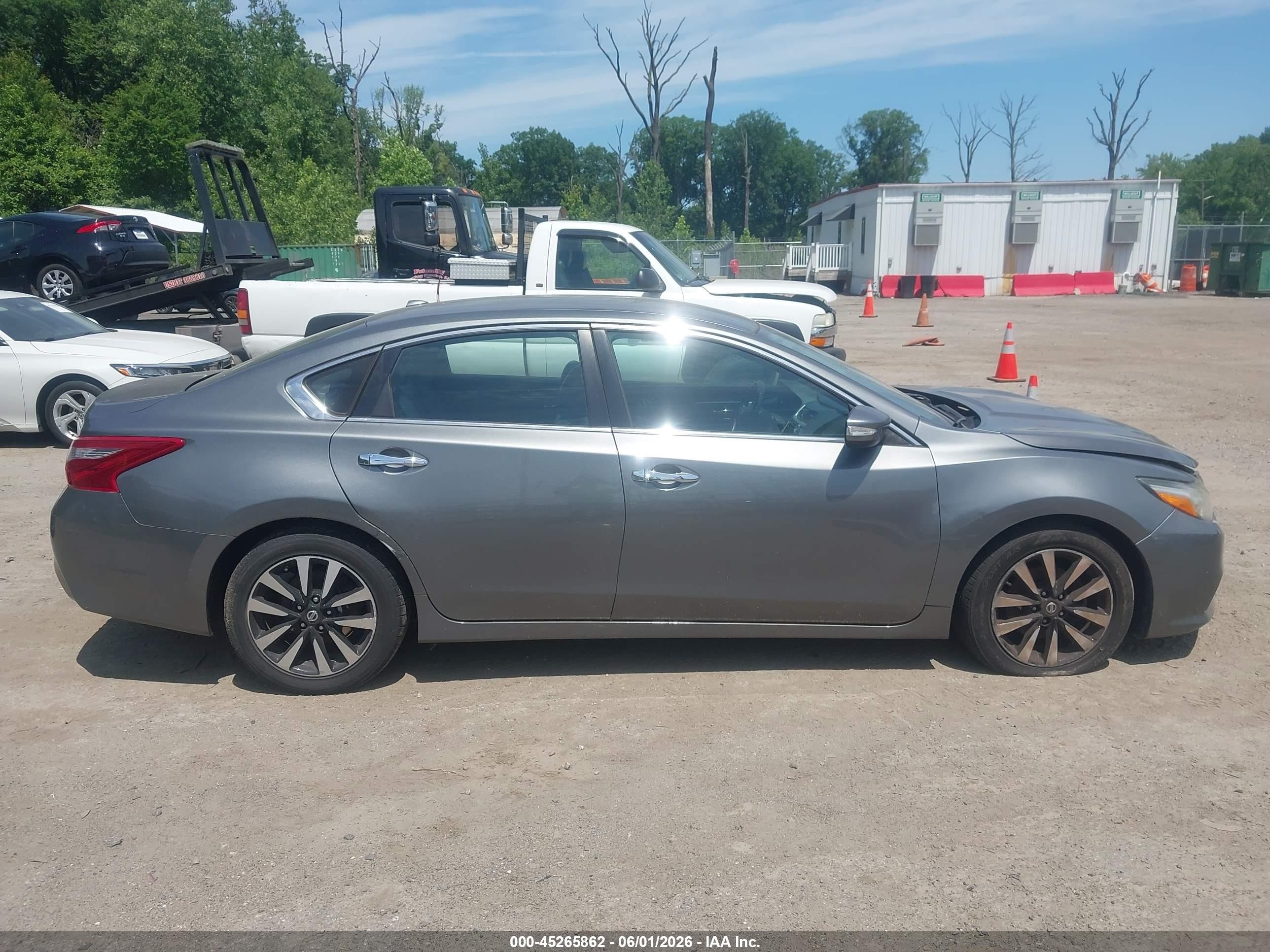 2018 Nissan Altima 2.5 Sl Gray vin: 1N4AL3AP2JC215636