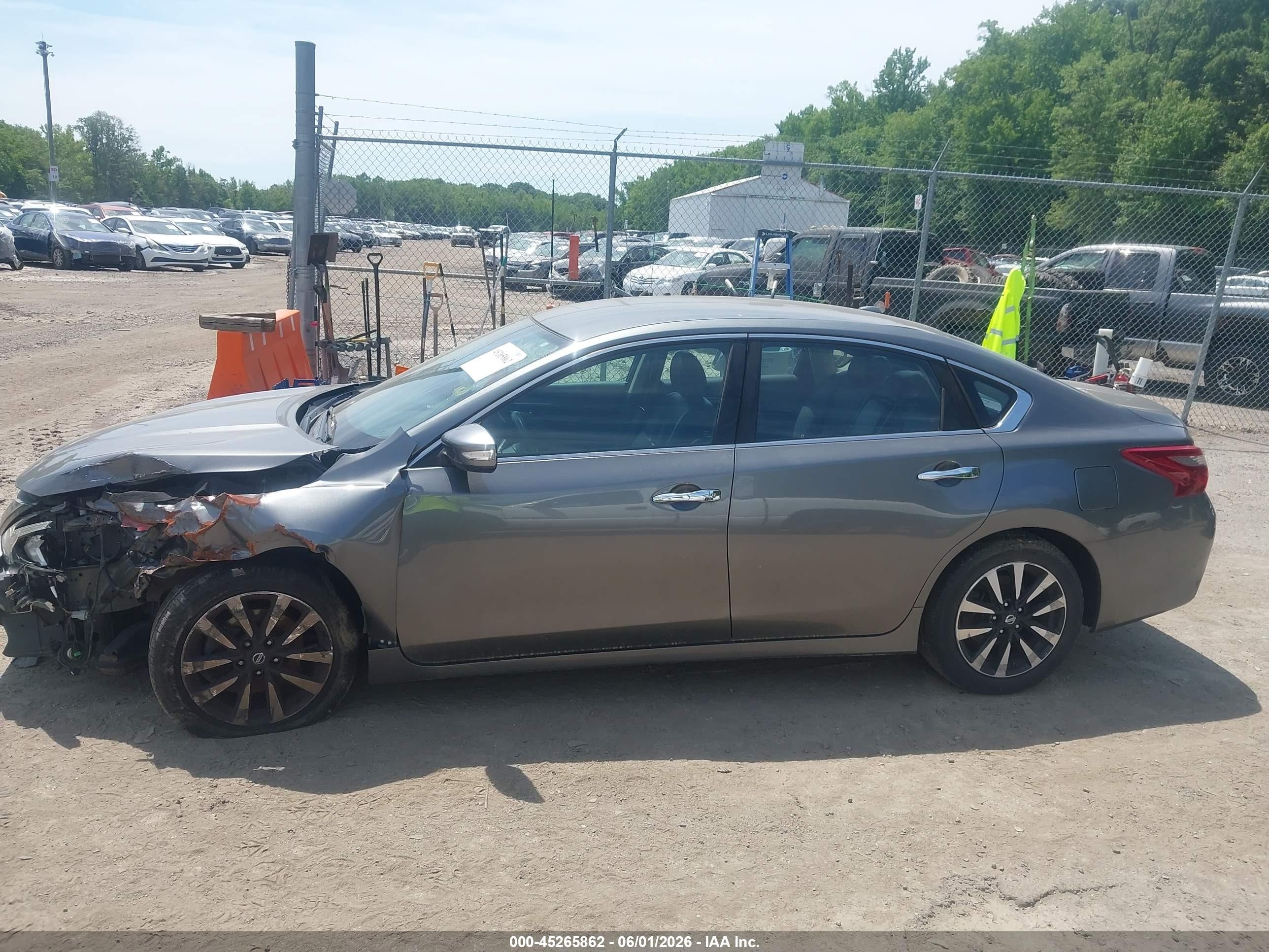 2018 Nissan Altima 2.5 Sl Gray vin: 1N4AL3AP2JC215636
