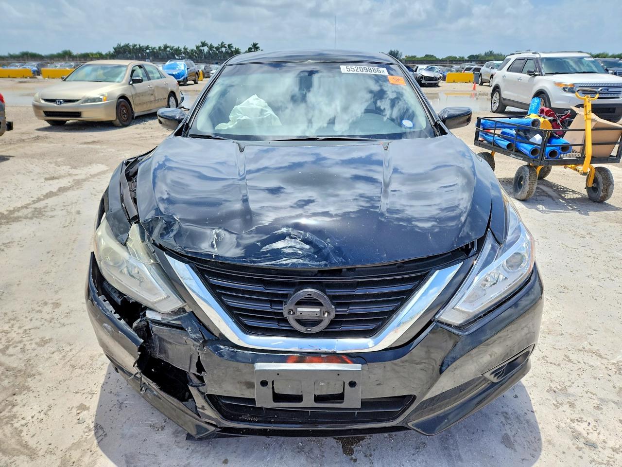 2018 Nissan Altima 2.5 Sv Black vin: 1N4AL3AP2JC261564