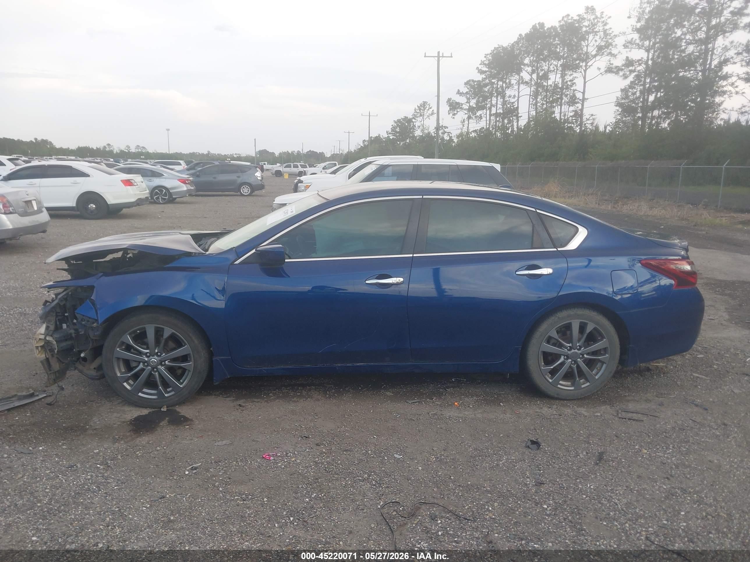2018 Nissan Altima 2.5/s/sv/sl/sr Blue vin: 1N4AL3AP2JC279059