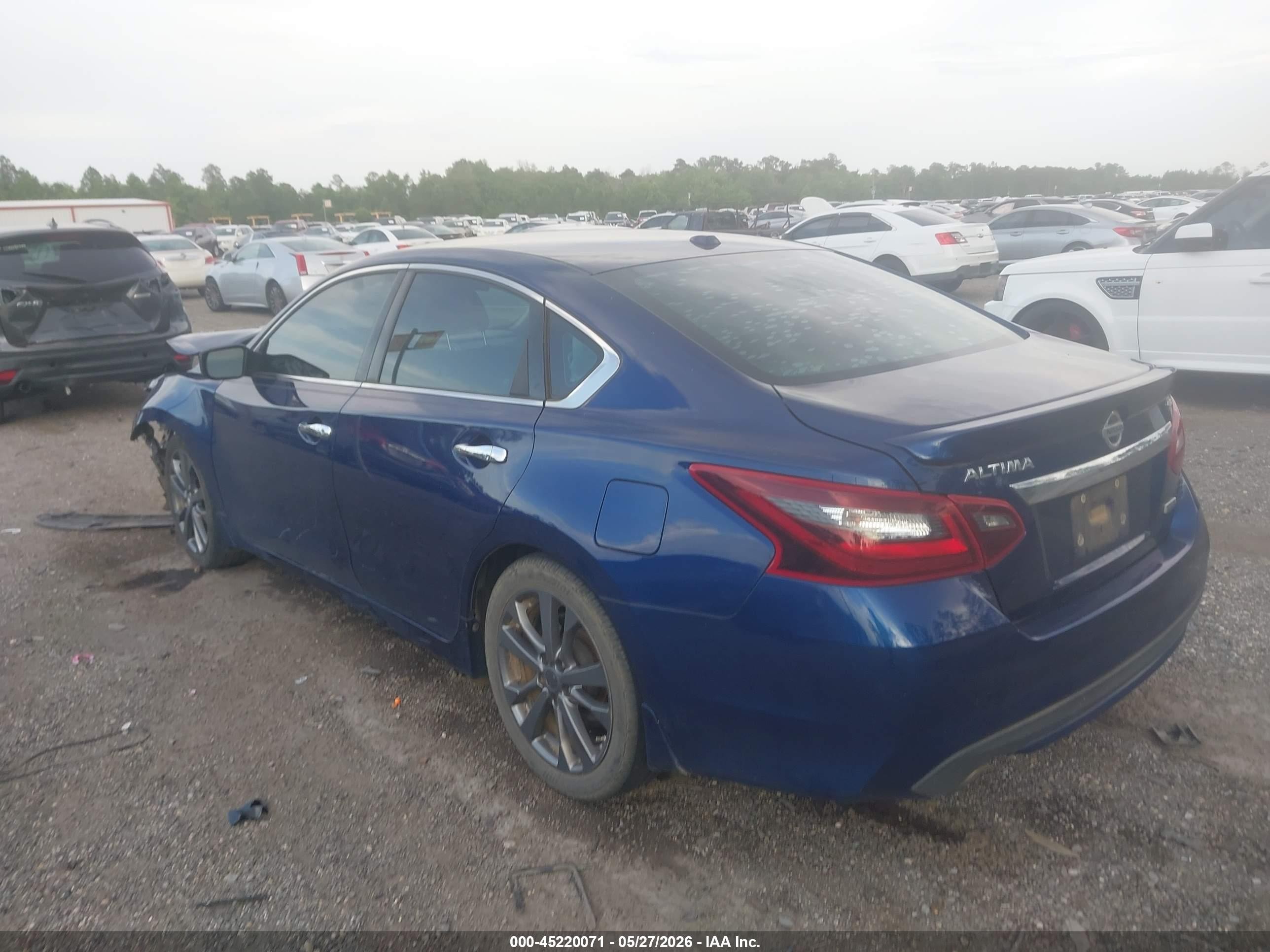2018 Nissan Altima 2.5/s/sv/sl/sr Blue vin: 1N4AL3AP2JC279059