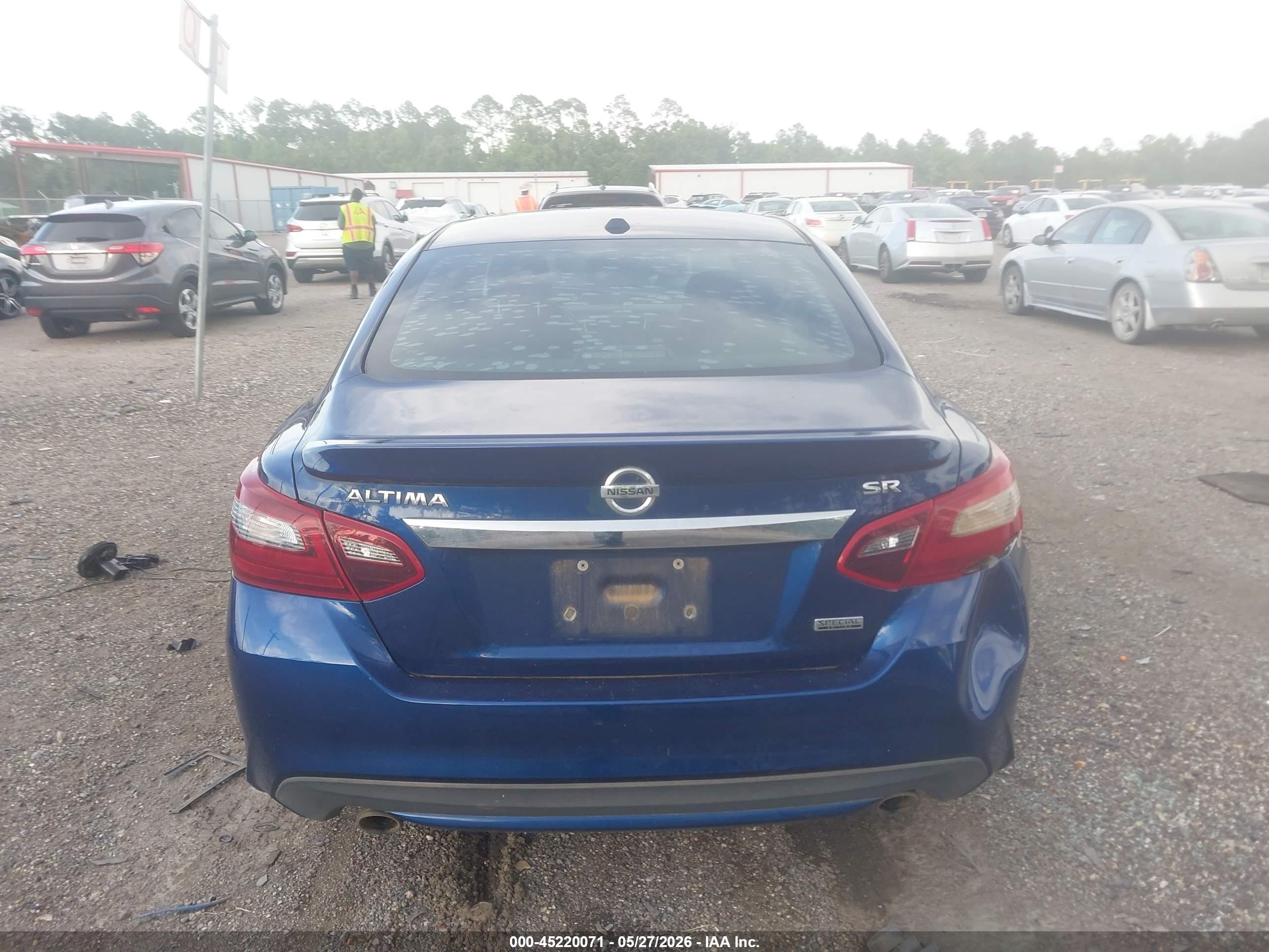 2018 Nissan Altima 2.5/s/sv/sl/sr Blue vin: 1N4AL3AP2JC279059