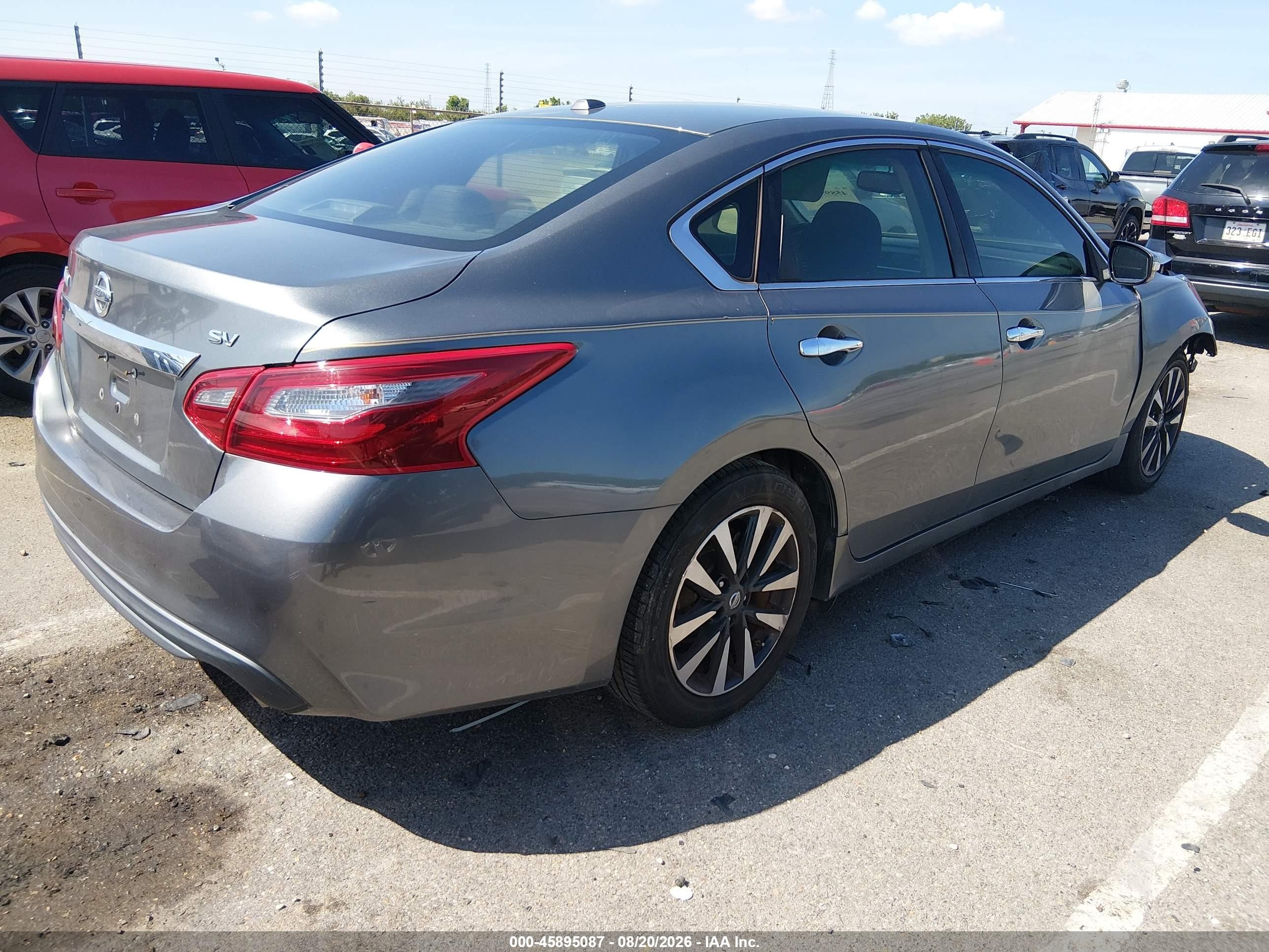 2018 Nissan Altima 2.5 Sv Black vin: 1N4AL3AP2JC293589