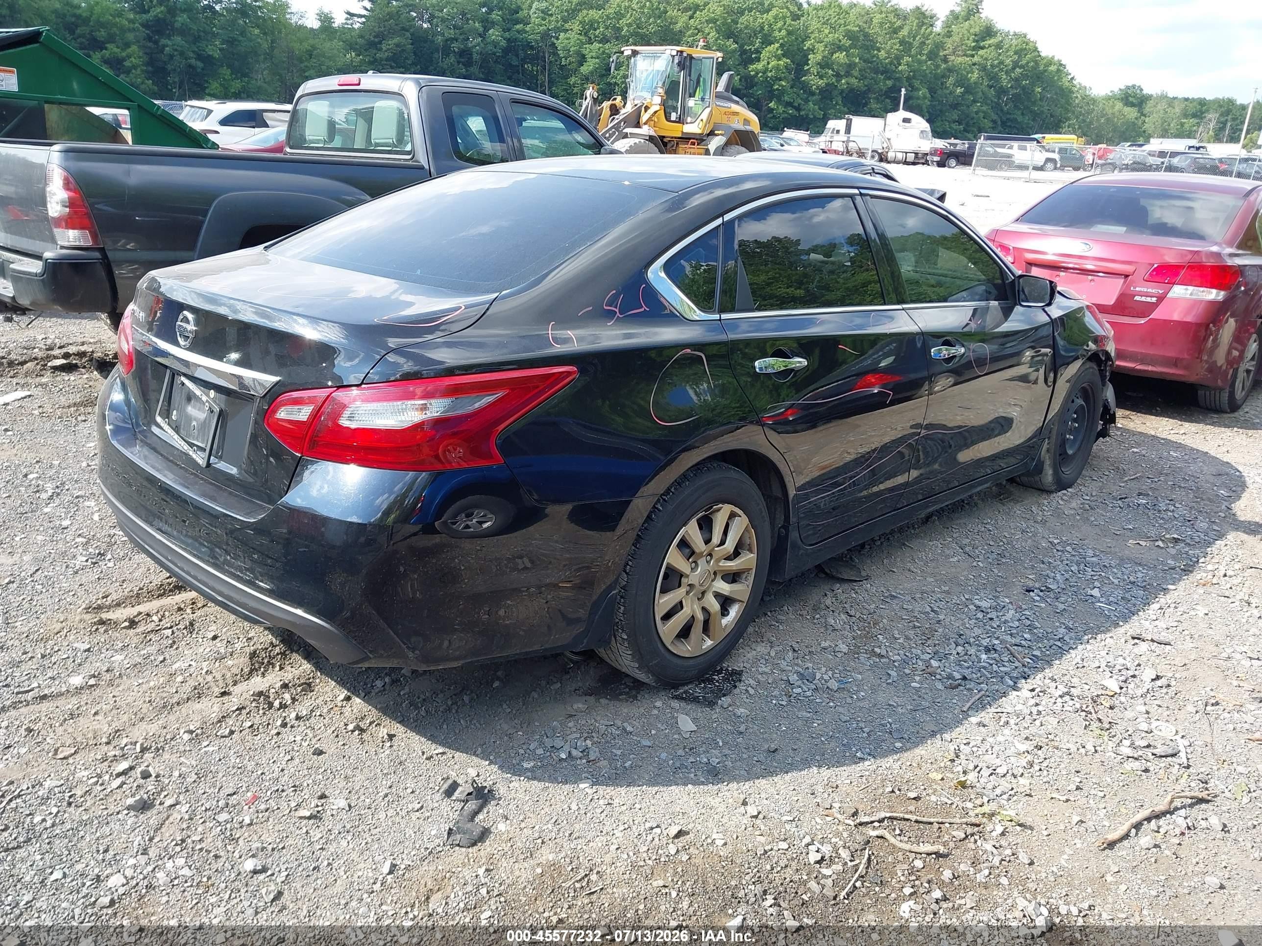 2018 Nissan Altima 2.5 S Black vin: 1N4AL3AP2JC293821