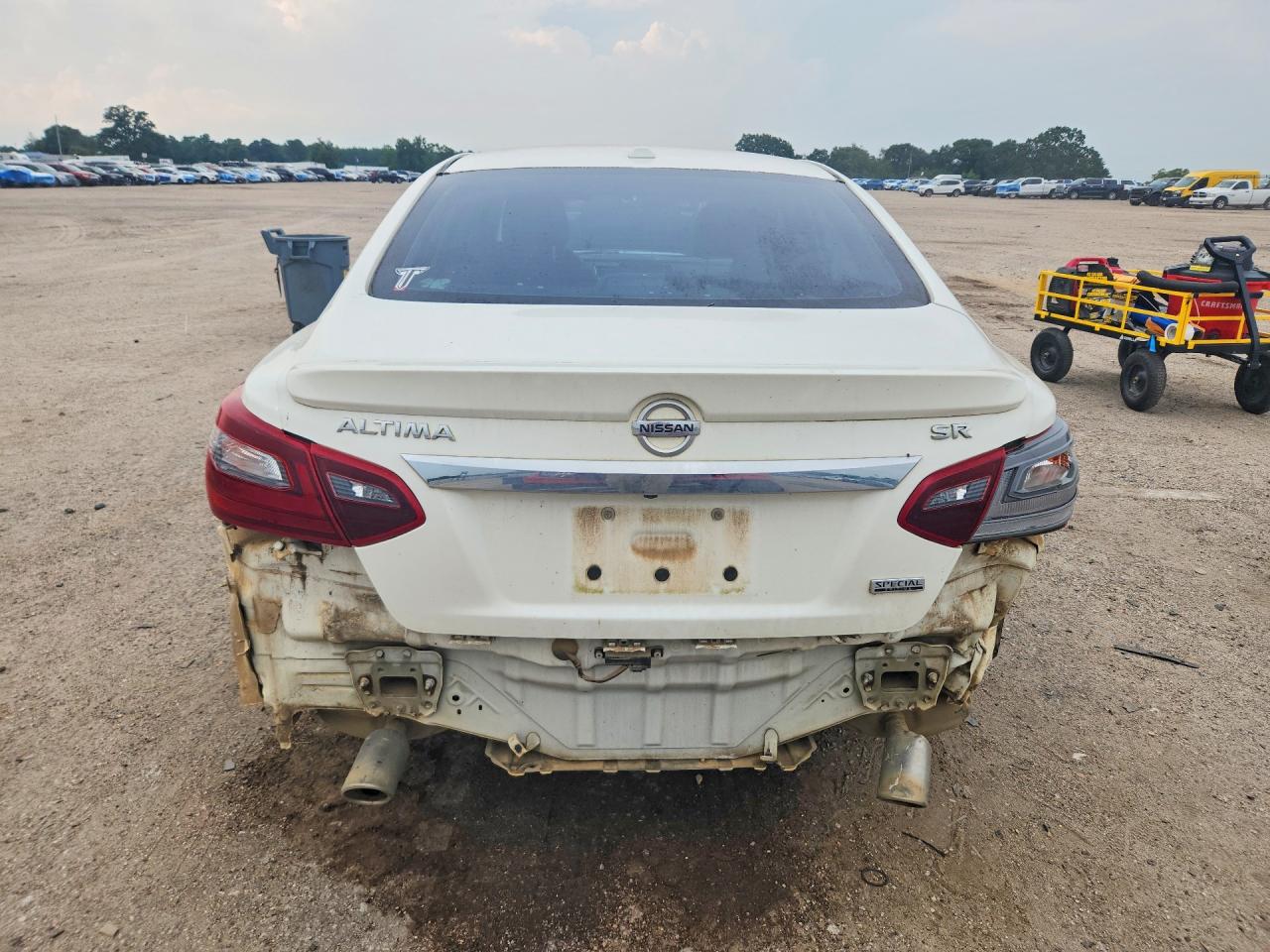 2018 Nissan Altima 2.5 Sr Белый vin: 1N4AL3AP2JC296458