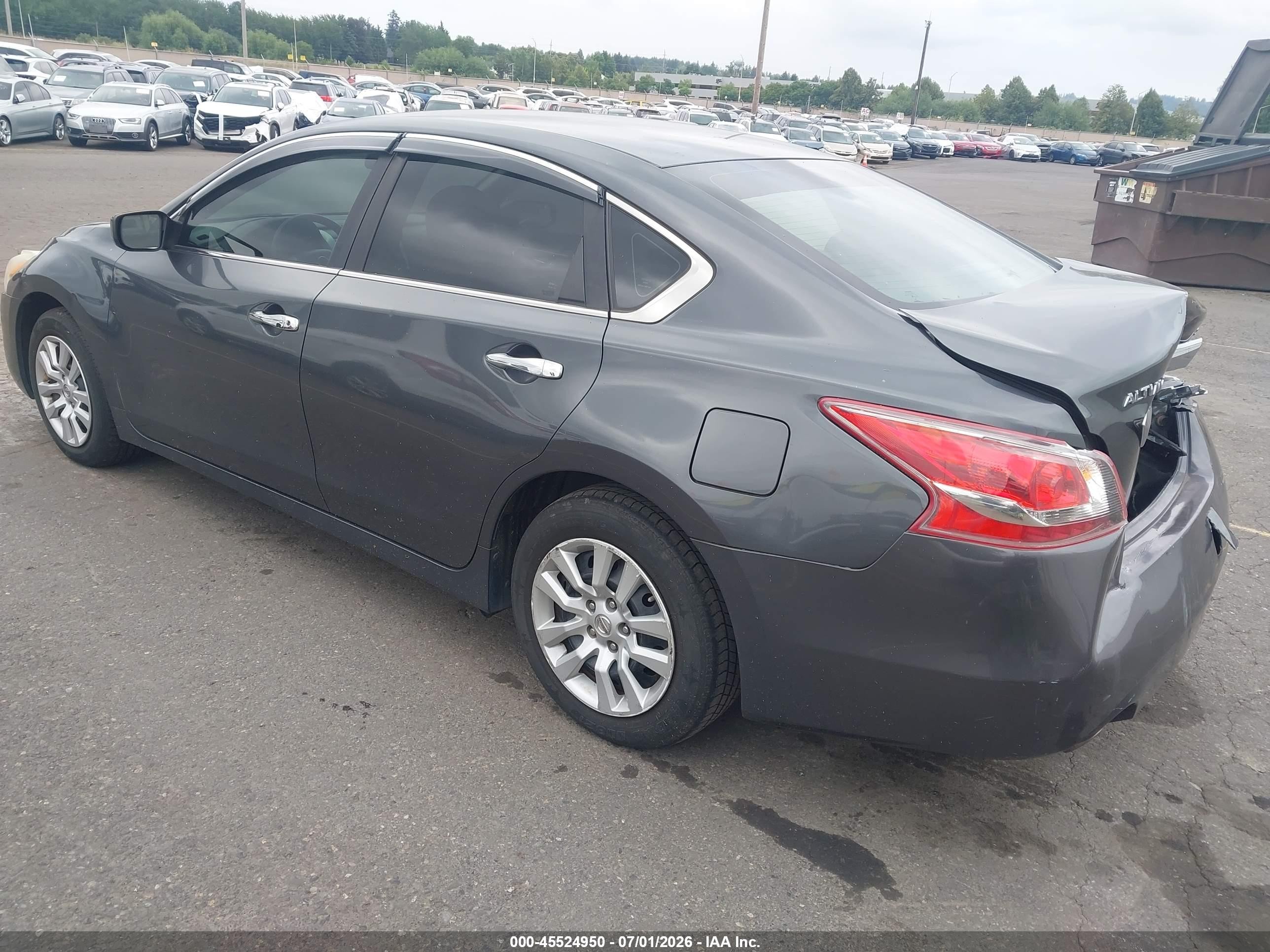 2013 Nissan Altima 2.5 S Gray vin: 1N4AL3AP3DC104887