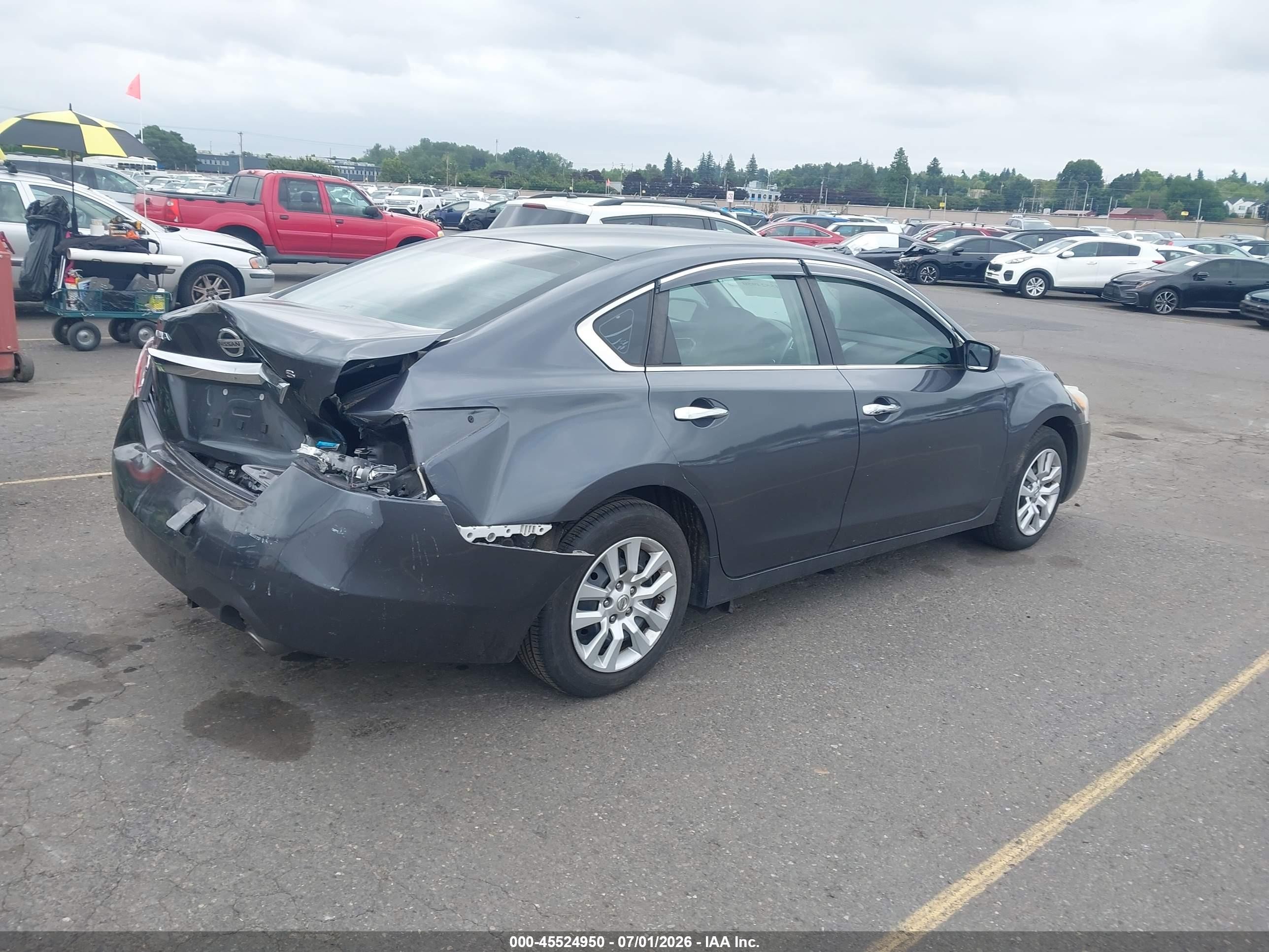 2013 Nissan Altima 2.5 S Gray vin: 1N4AL3AP3DC104887