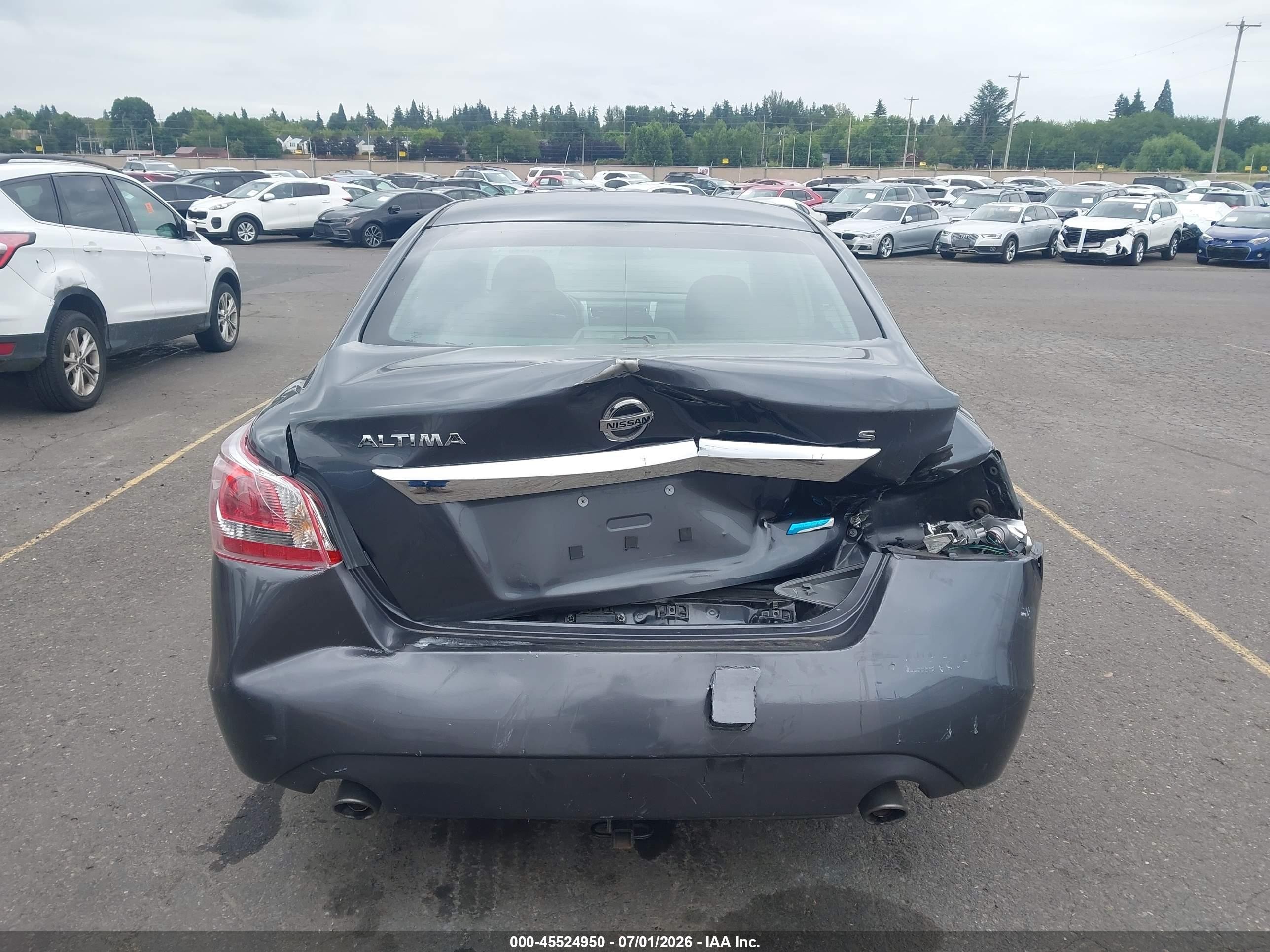 2013 Nissan Altima 2.5 S Gray vin: 1N4AL3AP3DC104887