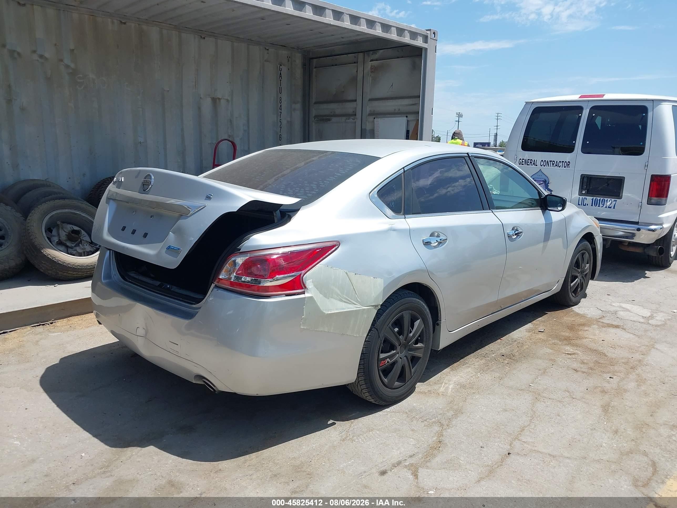 2013 Nissan Altima 2.5/s/sv/sl Silver vin: 1N4AL3AP3DC106526