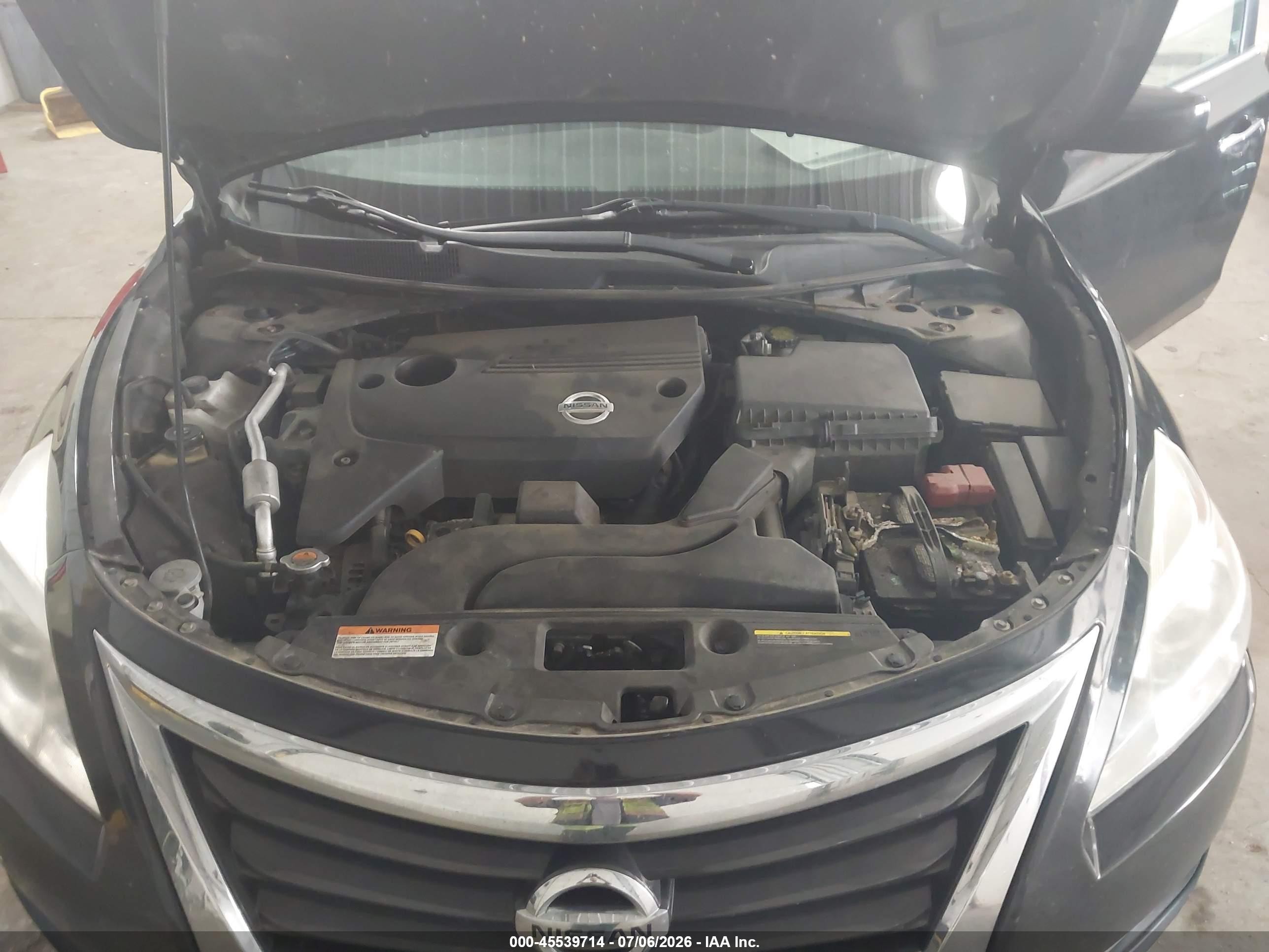 2013 Nissan Altima 2.5 S Black vin: 1N4AL3AP3DC121057