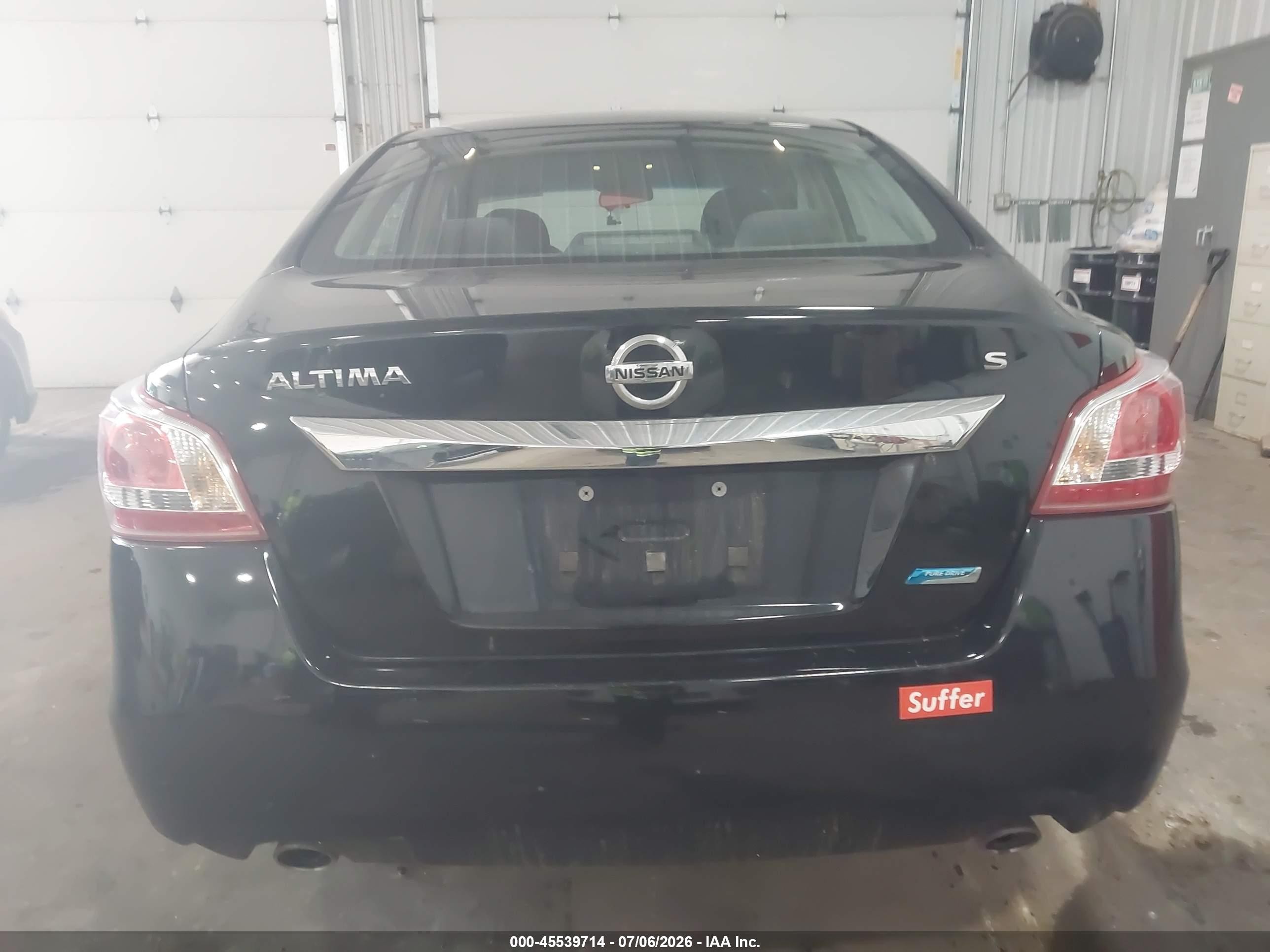 2013 Nissan Altima 2.5 S Black vin: 1N4AL3AP3DC121057