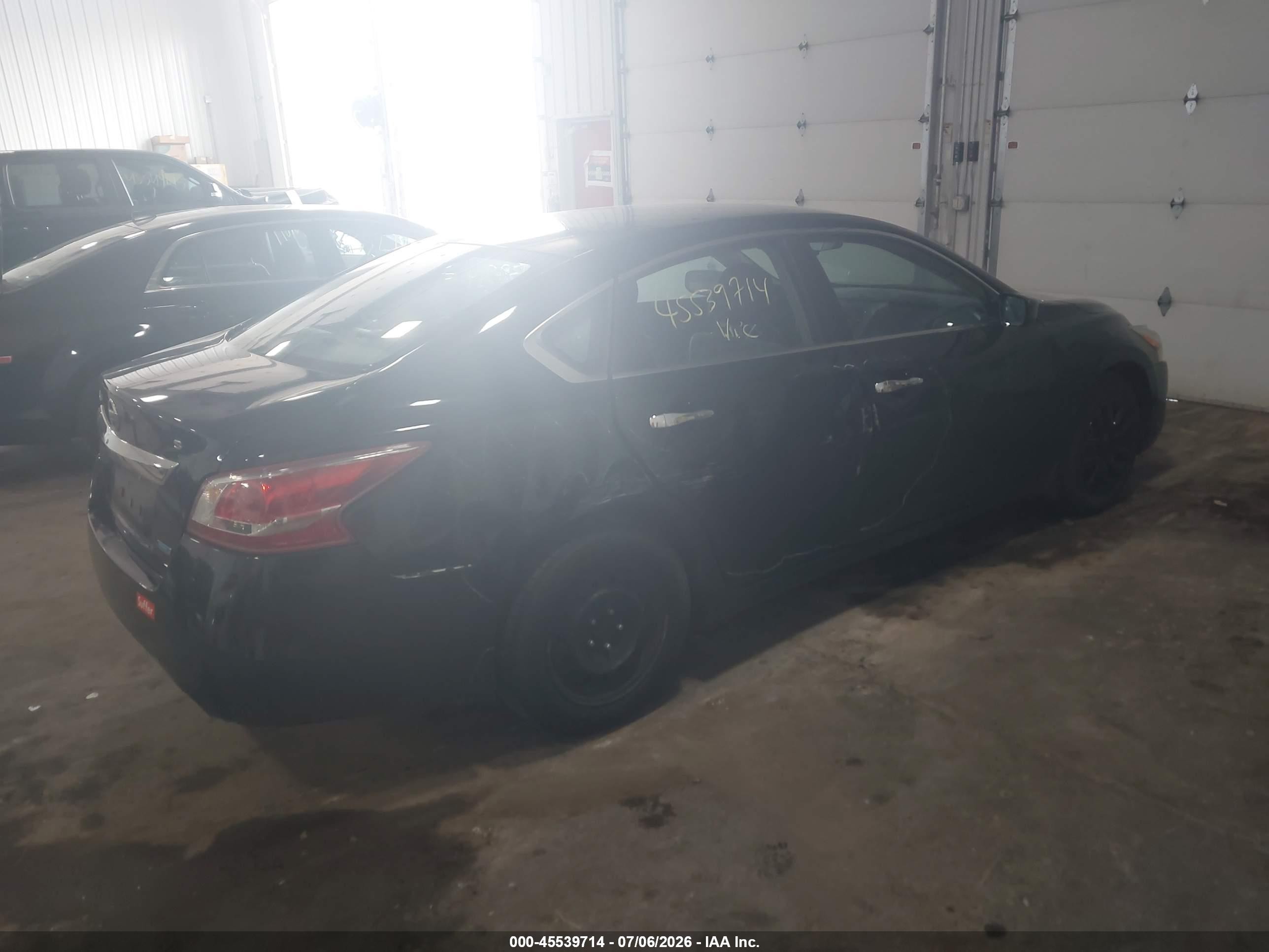 2013 Nissan Altima 2.5 S Black vin: 1N4AL3AP3DC121057