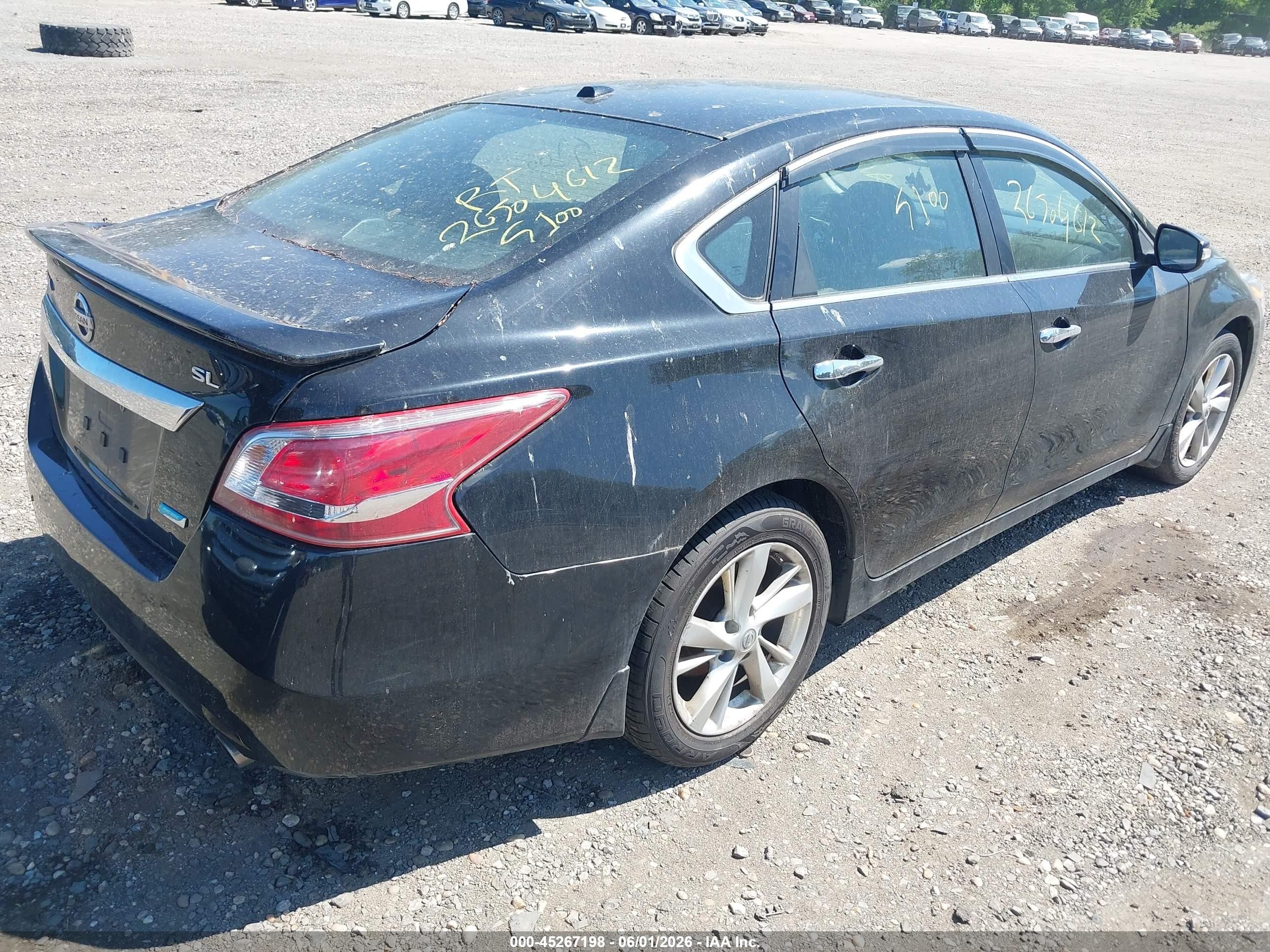 2013 Nissan Altima 2.5 Sl Black vin: 1N4AL3AP3DC147223