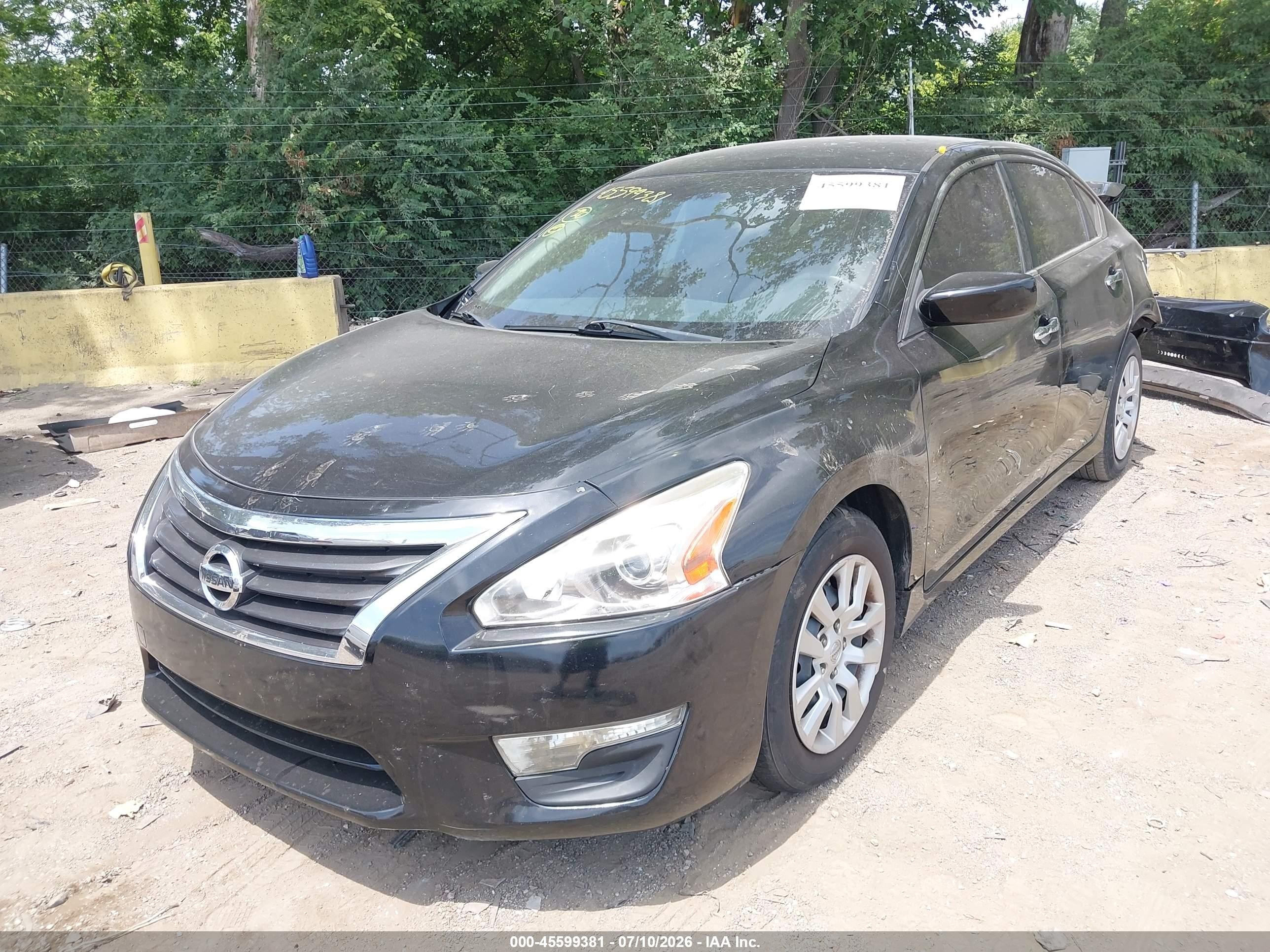 2013 Nissan Altima 2.5 S Черный vin: 1N4AL3AP3DC188502