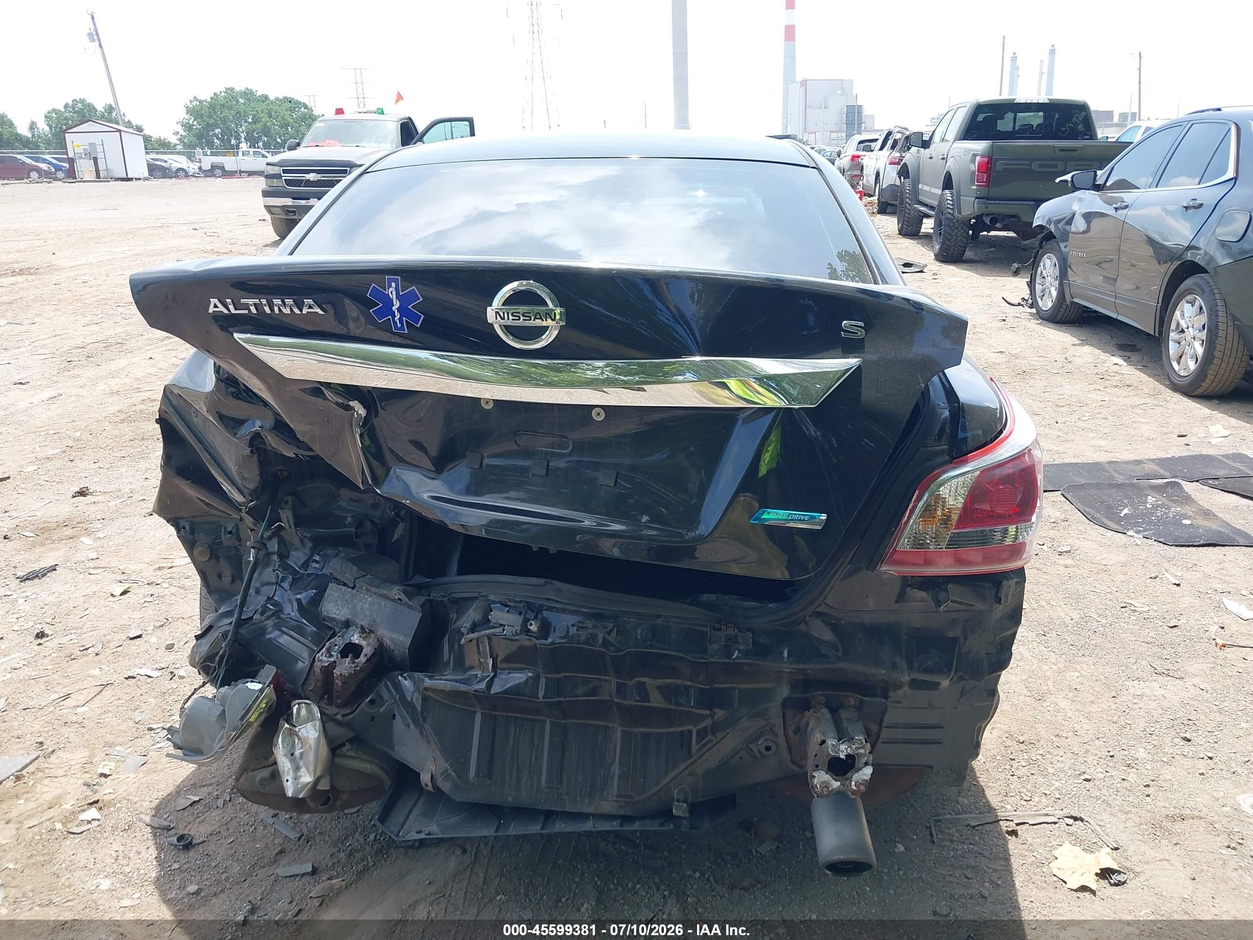 2013 Nissan Altima 2.5 S Черный vin: 1N4AL3AP3DC188502