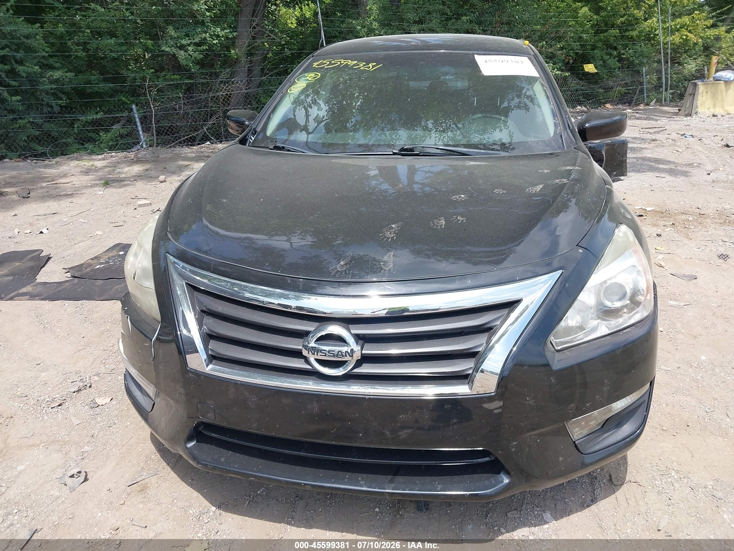 2013 Nissan Altima 2.5 S Черный vin: 1N4AL3AP3DC188502