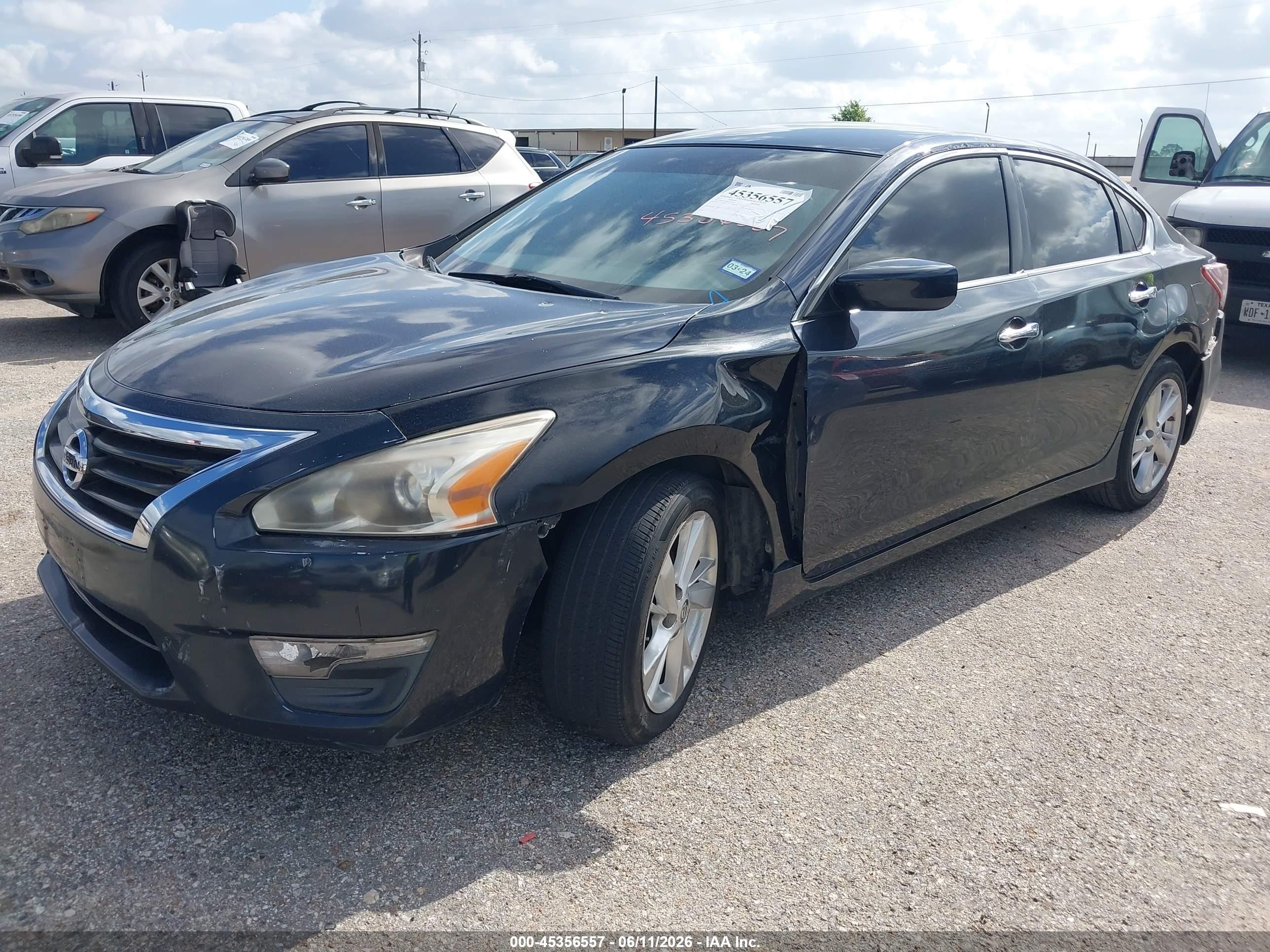 2013 Nissan Altima 2.5 Sv Black vin: 1N4AL3AP3DC191142