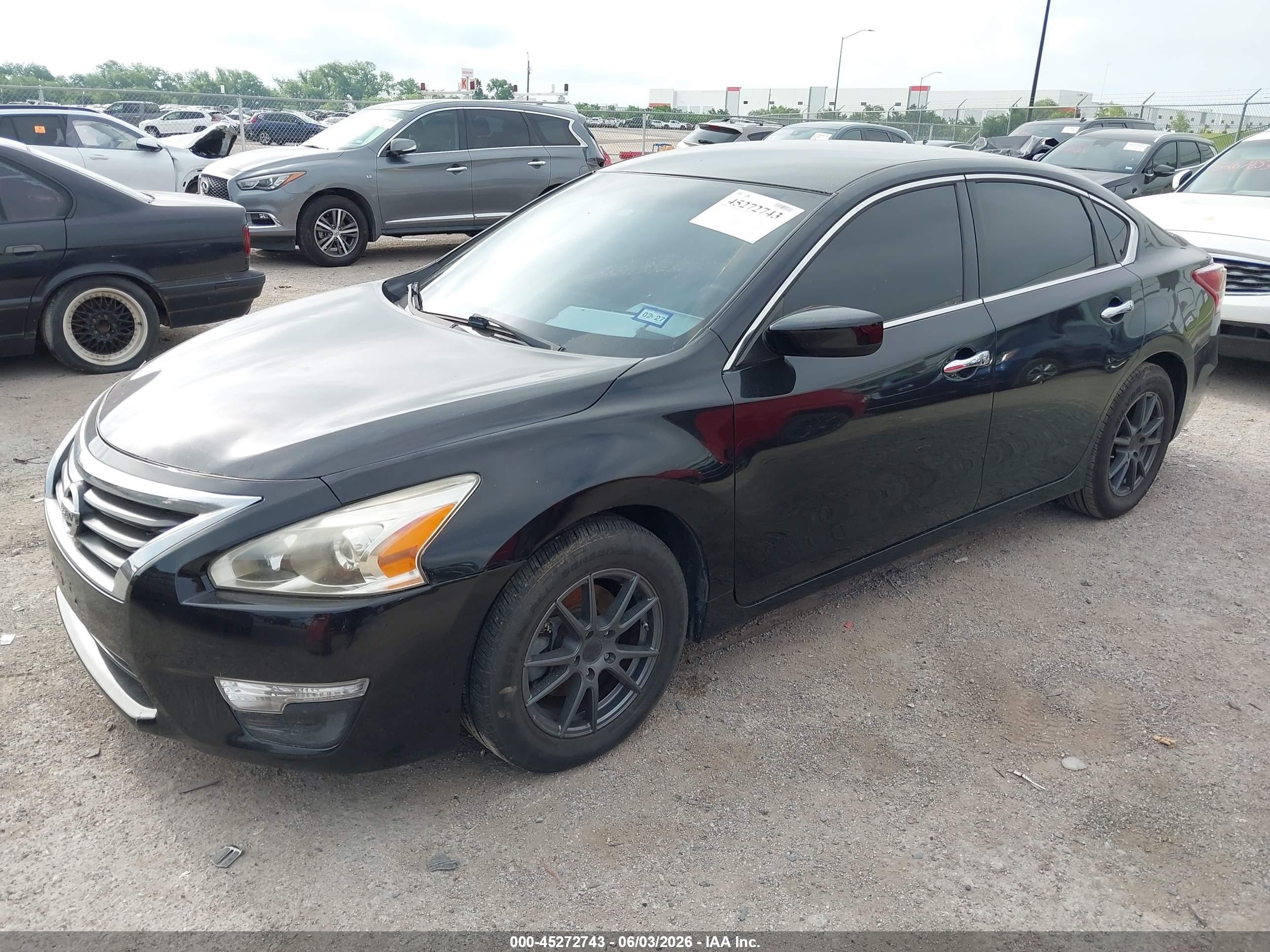 2013 Nissan Altima 2.5 S Black vin: 1N4AL3AP3DC215973