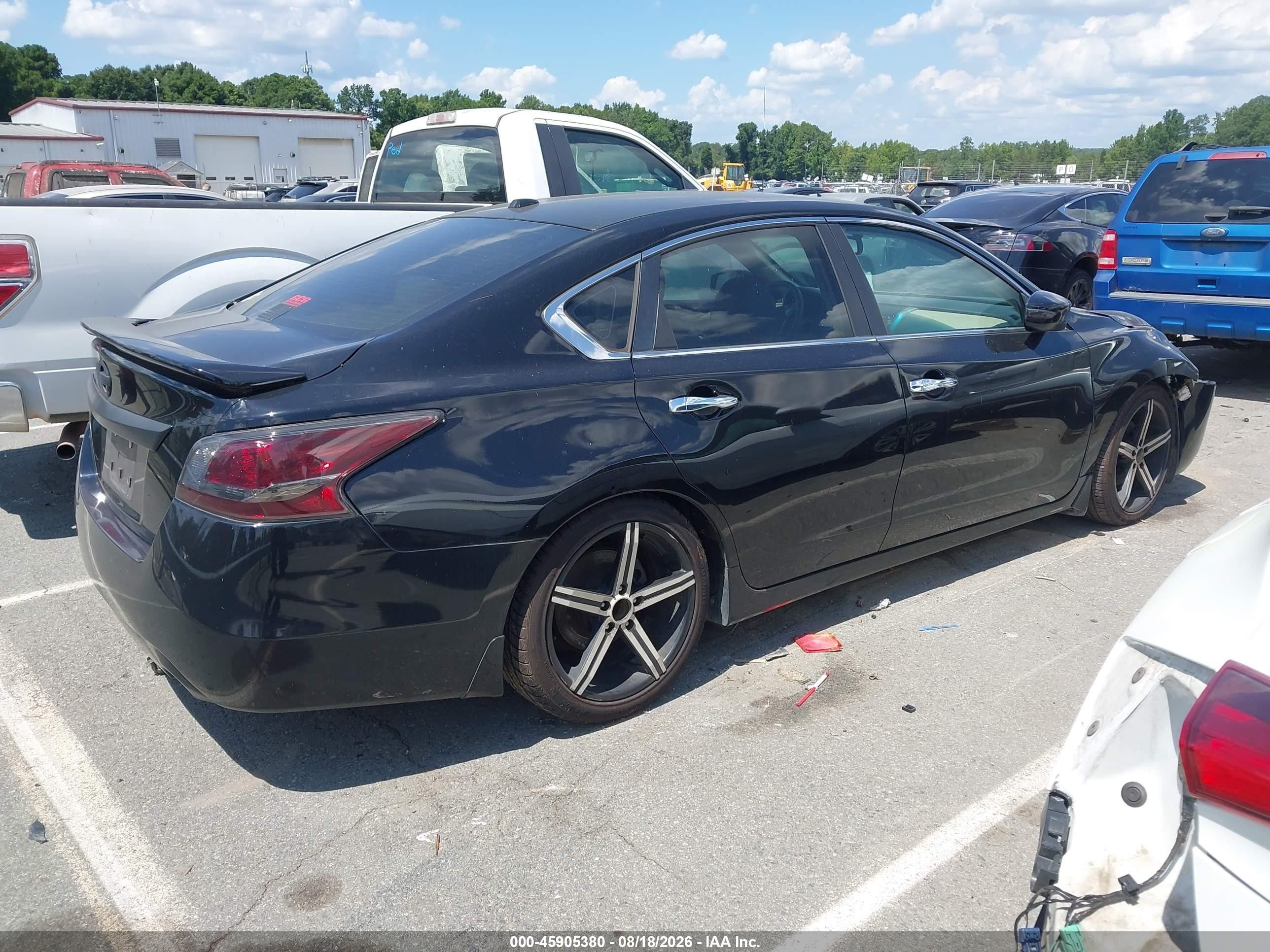 2013 Nissan Altima 2.5 Sv Black vin: 1N4AL3AP3DC236208