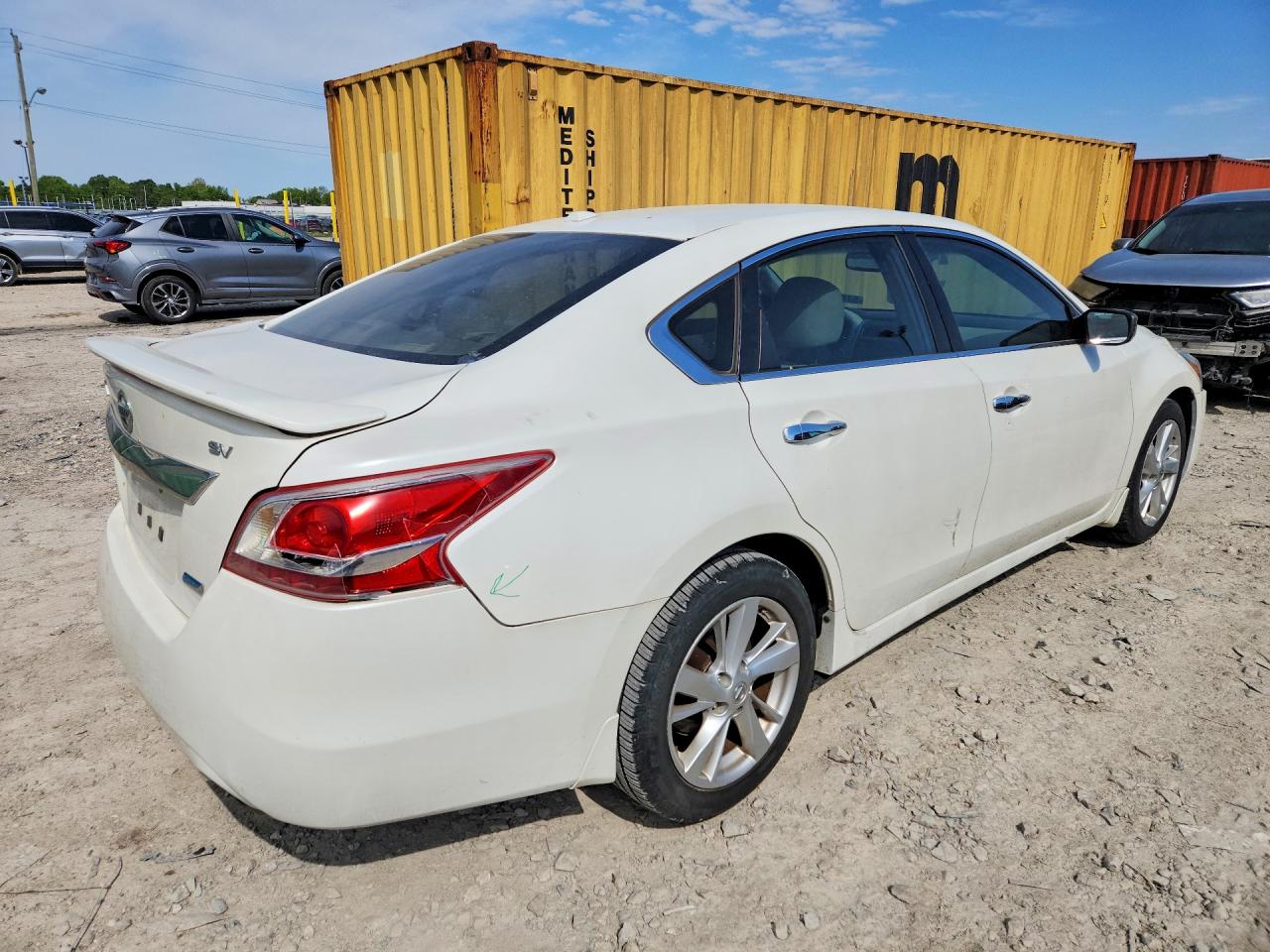 2013 Nissan Altima 2.5 White vin: 1N4AL3AP3DC243191