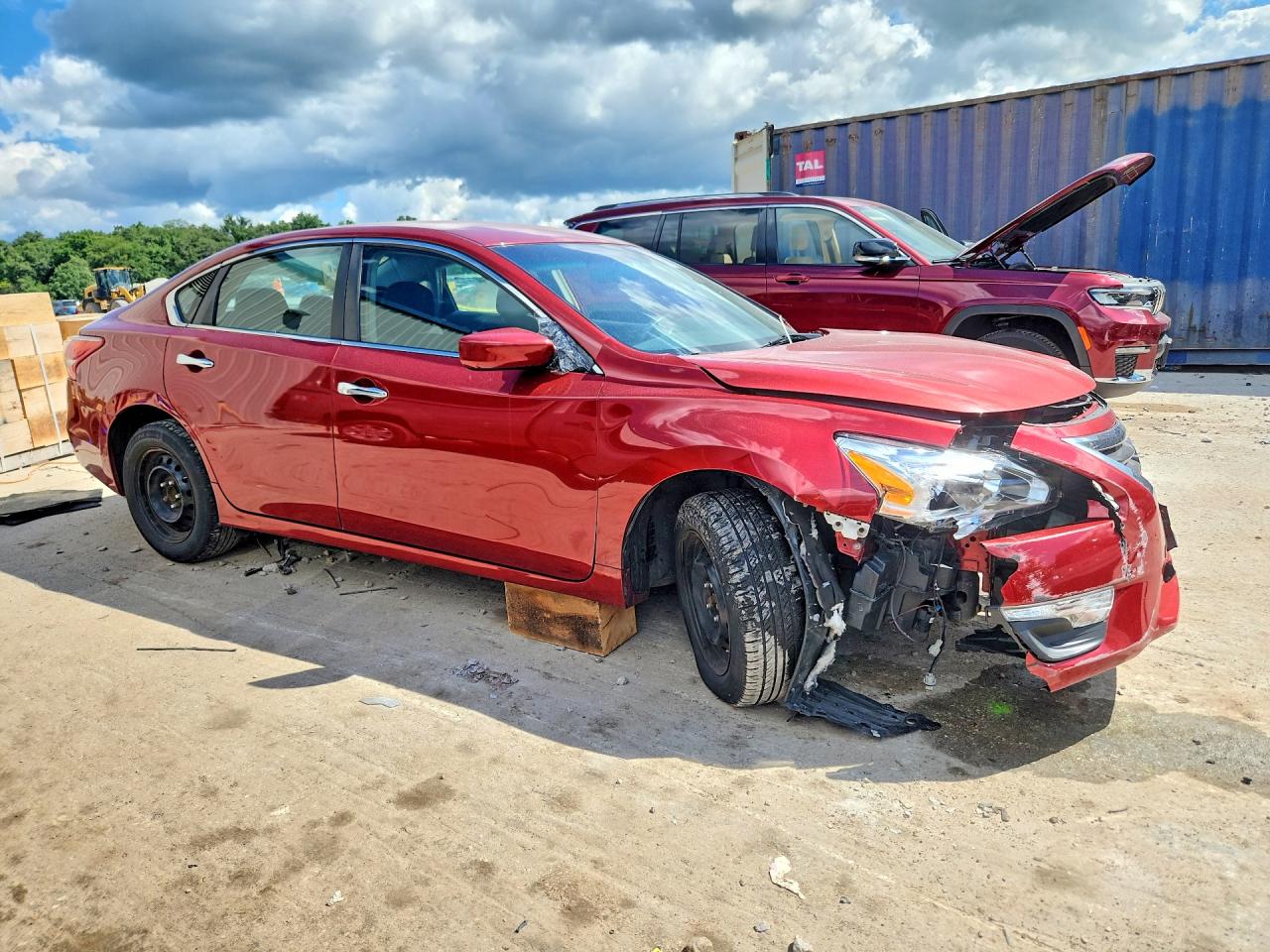2013 Nissan Altima 2.5 Красный vin: 1N4AL3AP3DC243496