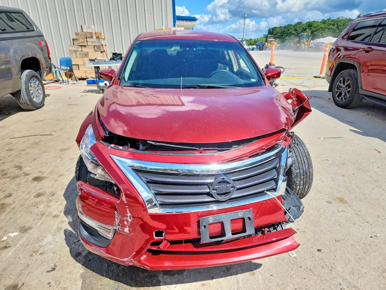 2013 Nissan Altima 2.5 Красный vin: 1N4AL3AP3DC243496
