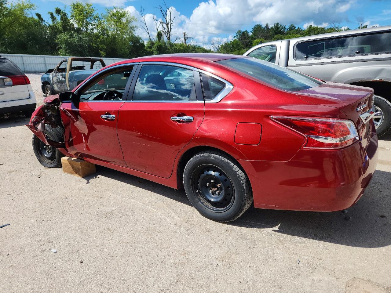 2013 Nissan Altima 2.5 Красный vin: 1N4AL3AP3DC243496