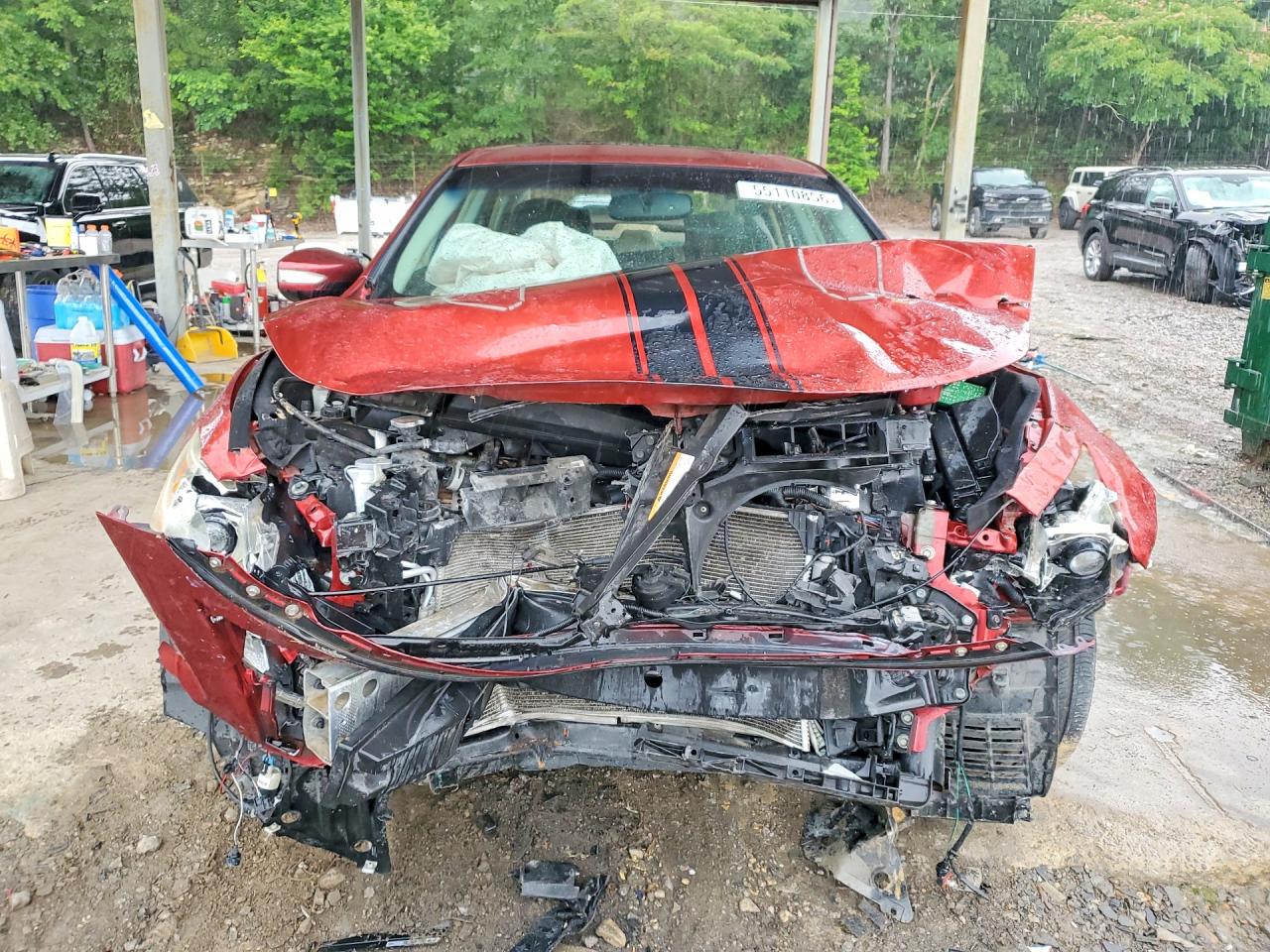 2013 Nissan Altima 2.5 Red vin: 1N4AL3AP3DC247452