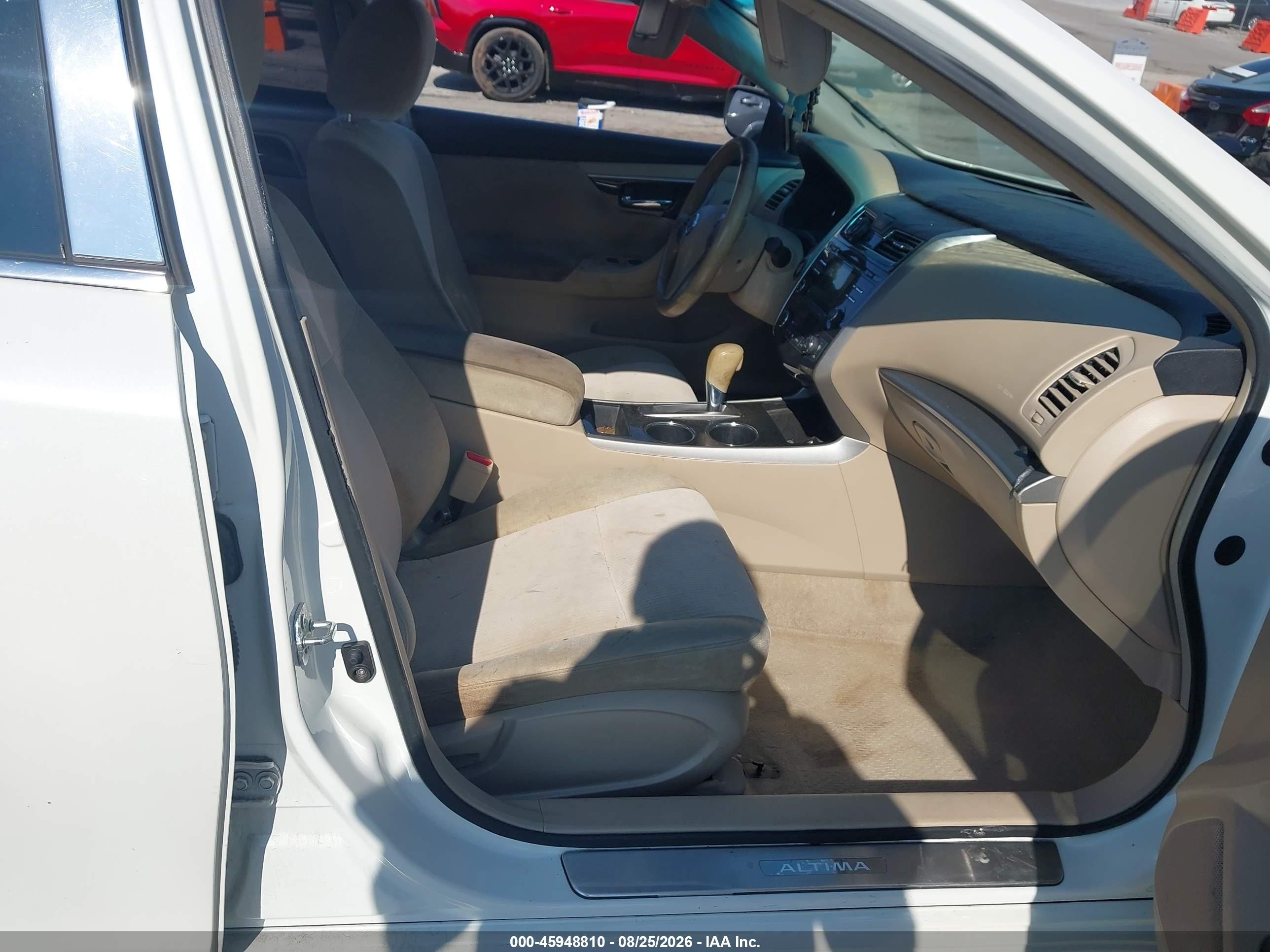 2013 Nissan Altima 2.5 Sv White vin: 1N4AL3AP3DC249685