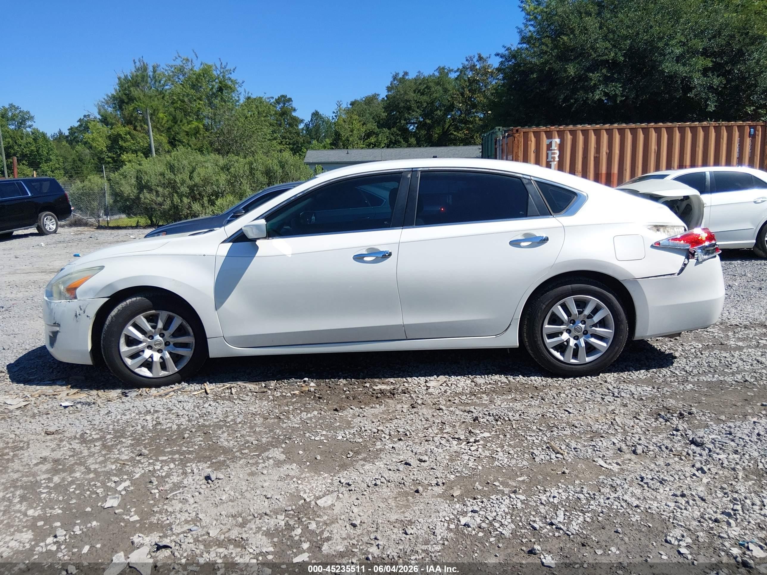 2013 Nissan Altima 2.5 White vin: 1N4AL3AP3DC274084