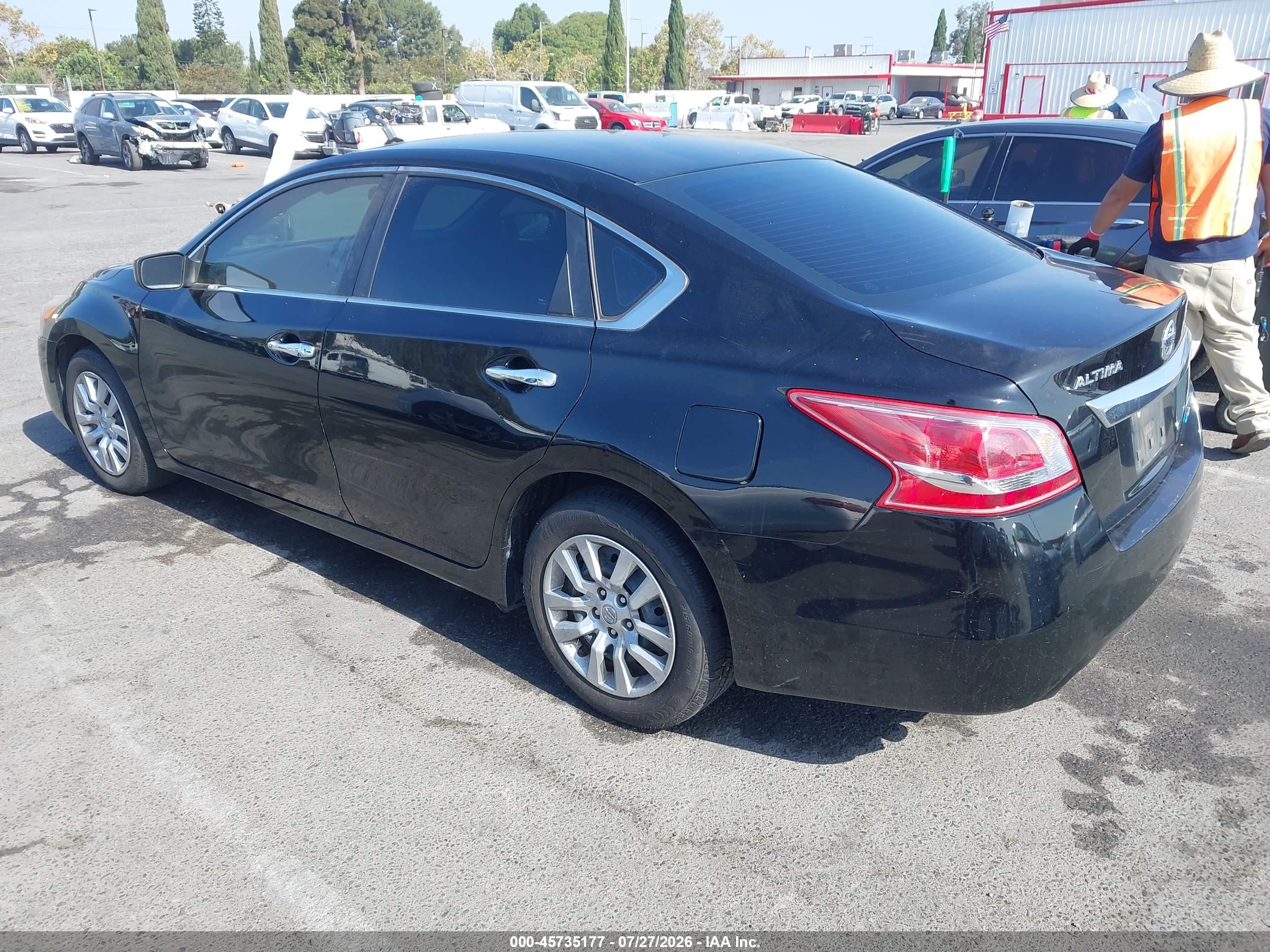 2013 Nissan Altima 2.5 S Black vin: 1N4AL3AP3DC277230