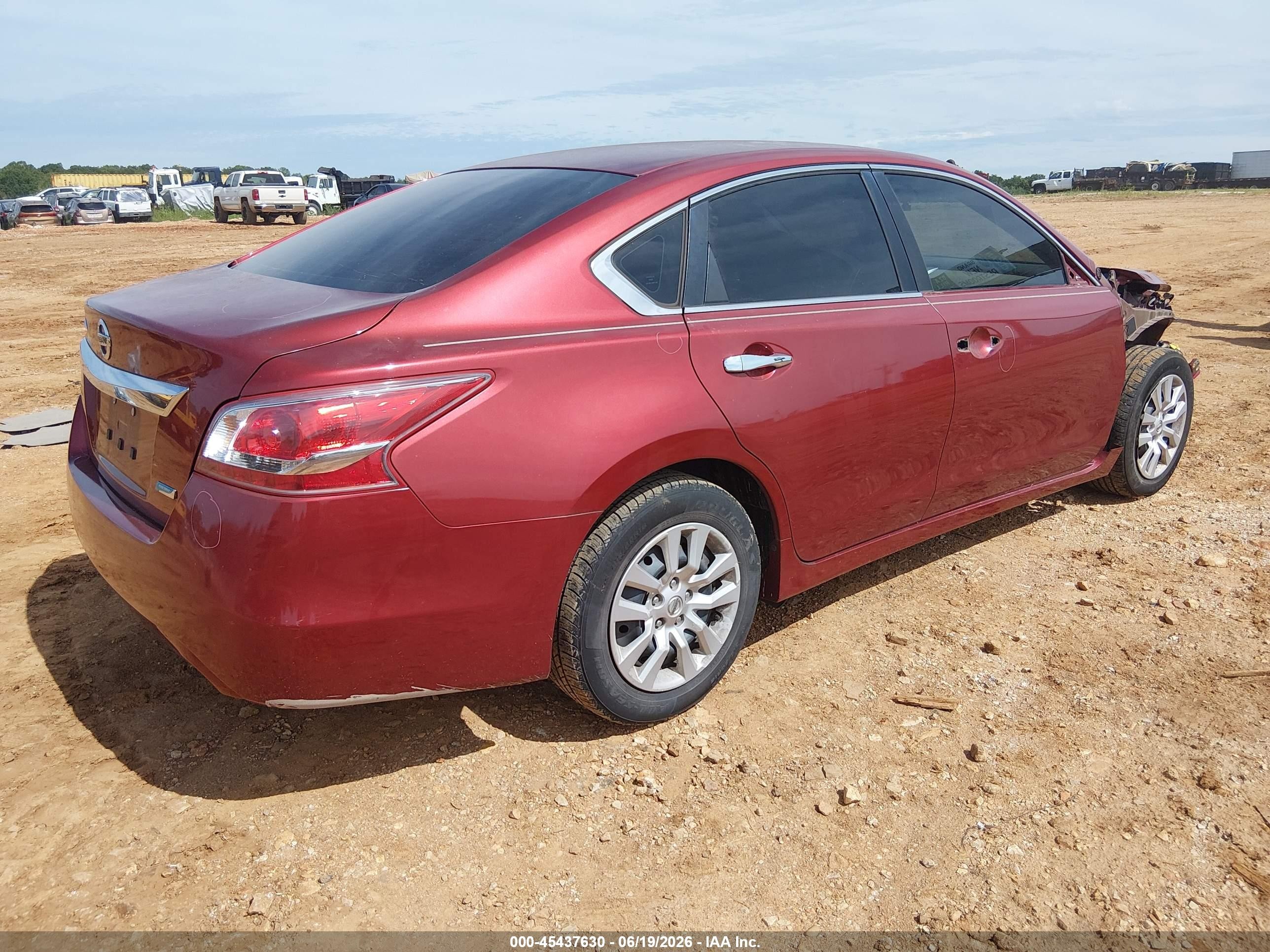 2013 Nissan Altima 2.5 Burgundy vin: 1N4AL3AP3DC286090
