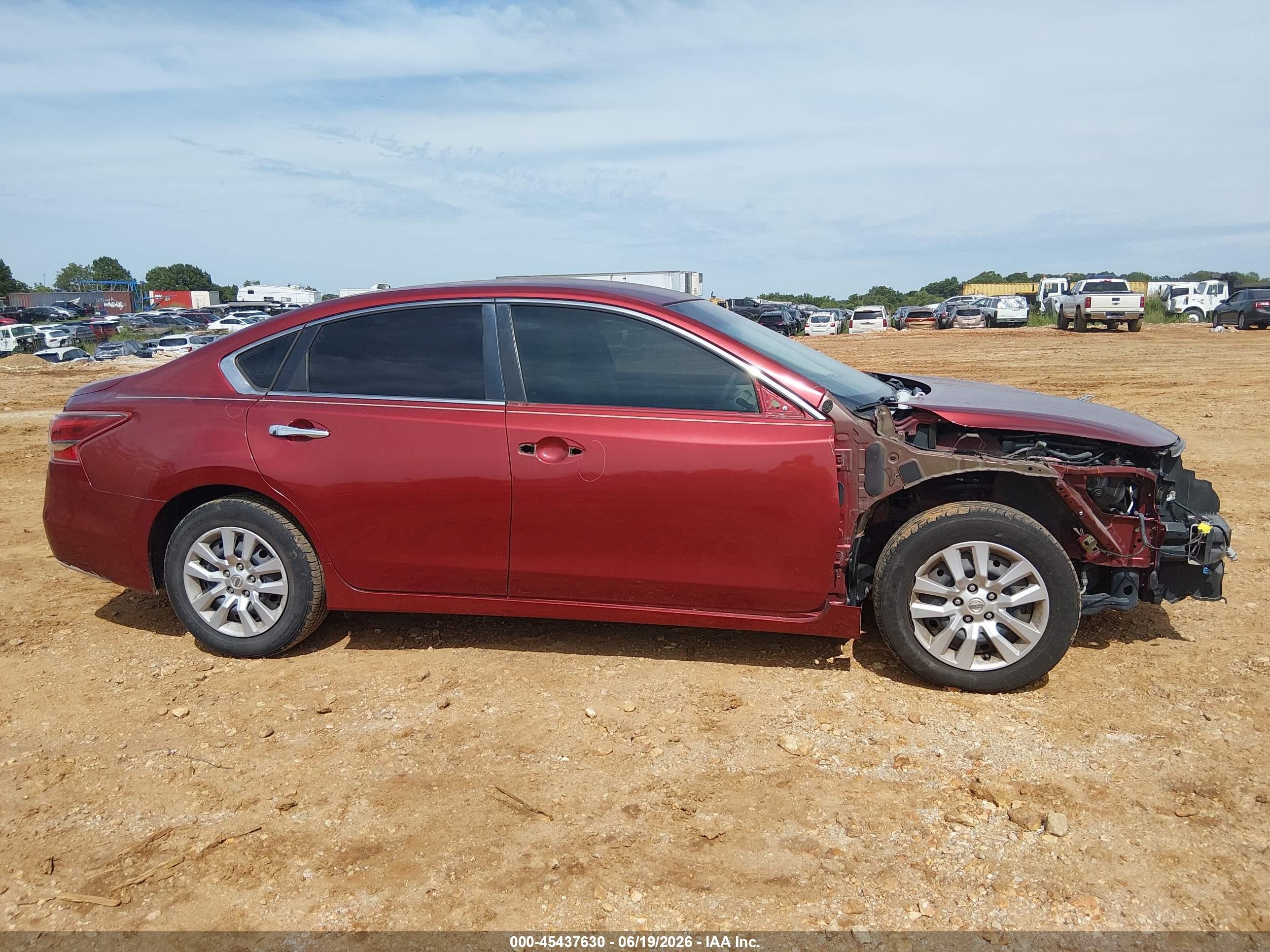 2013 Nissan Altima 2.5 Burgundy vin: 1N4AL3AP3DC286090