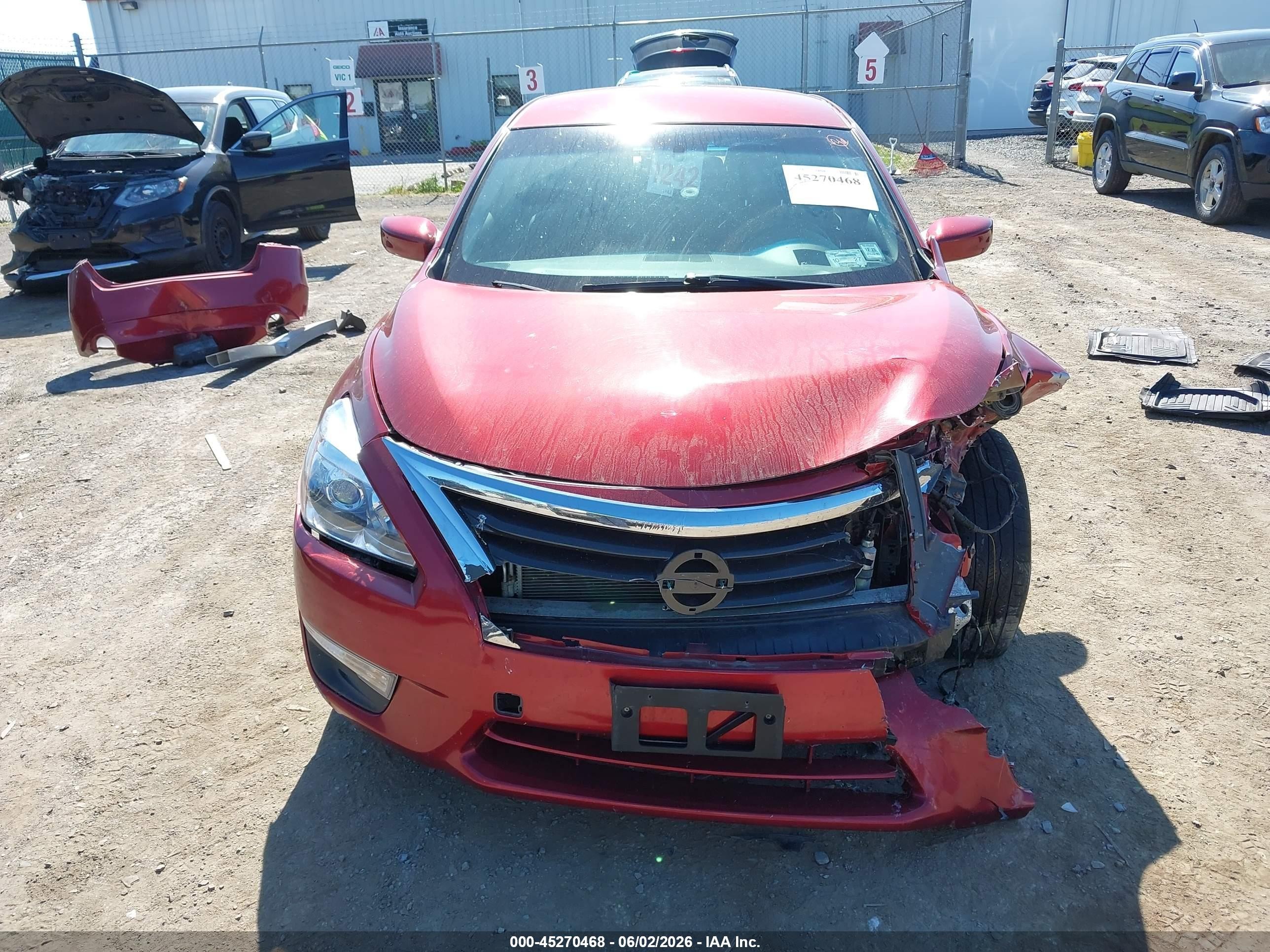 2013 Nissan Altima 2.5 S Red vin: 1N4AL3AP3DC297106