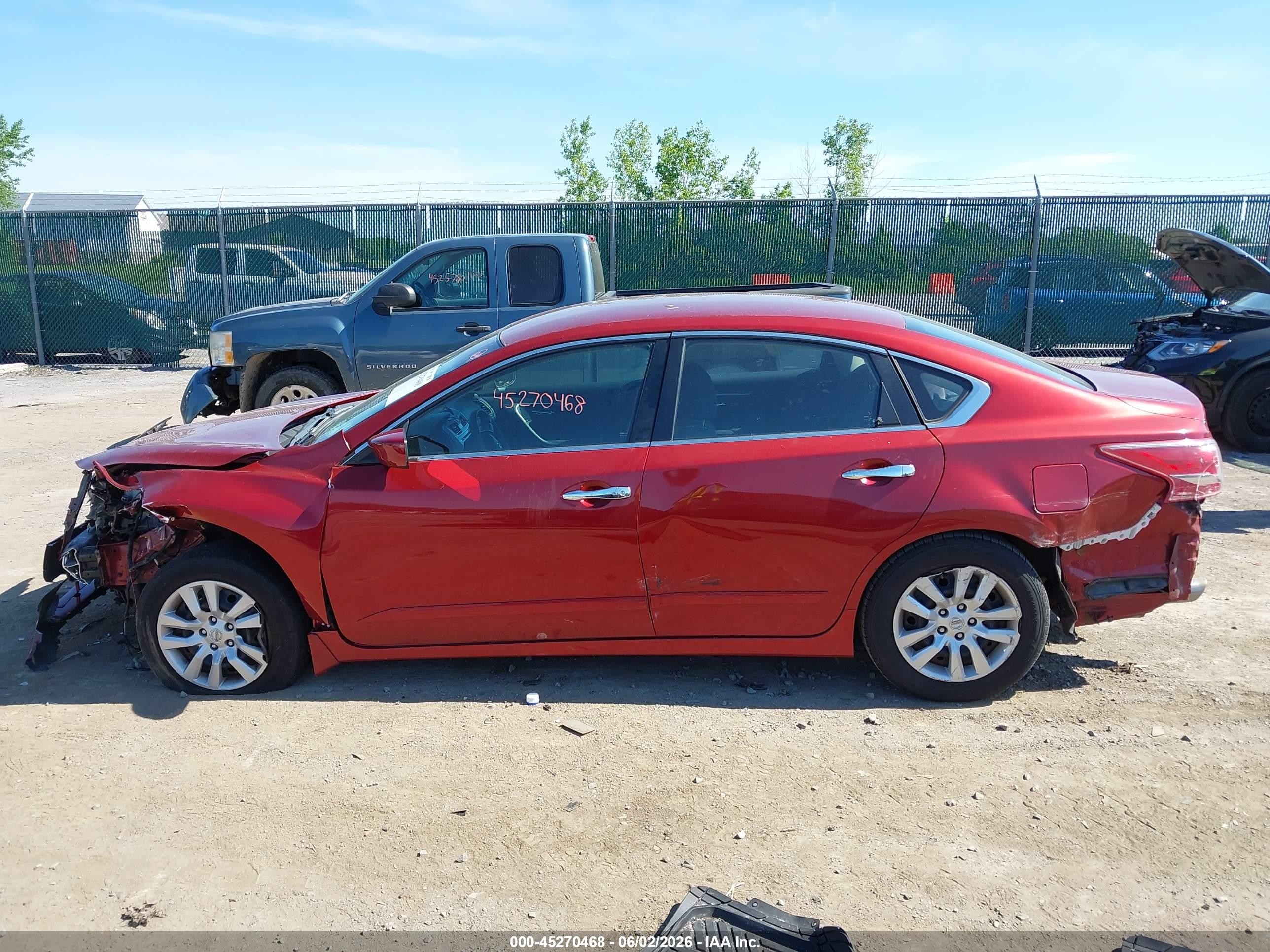 2013 Nissan Altima 2.5 S Red vin: 1N4AL3AP3DC297106