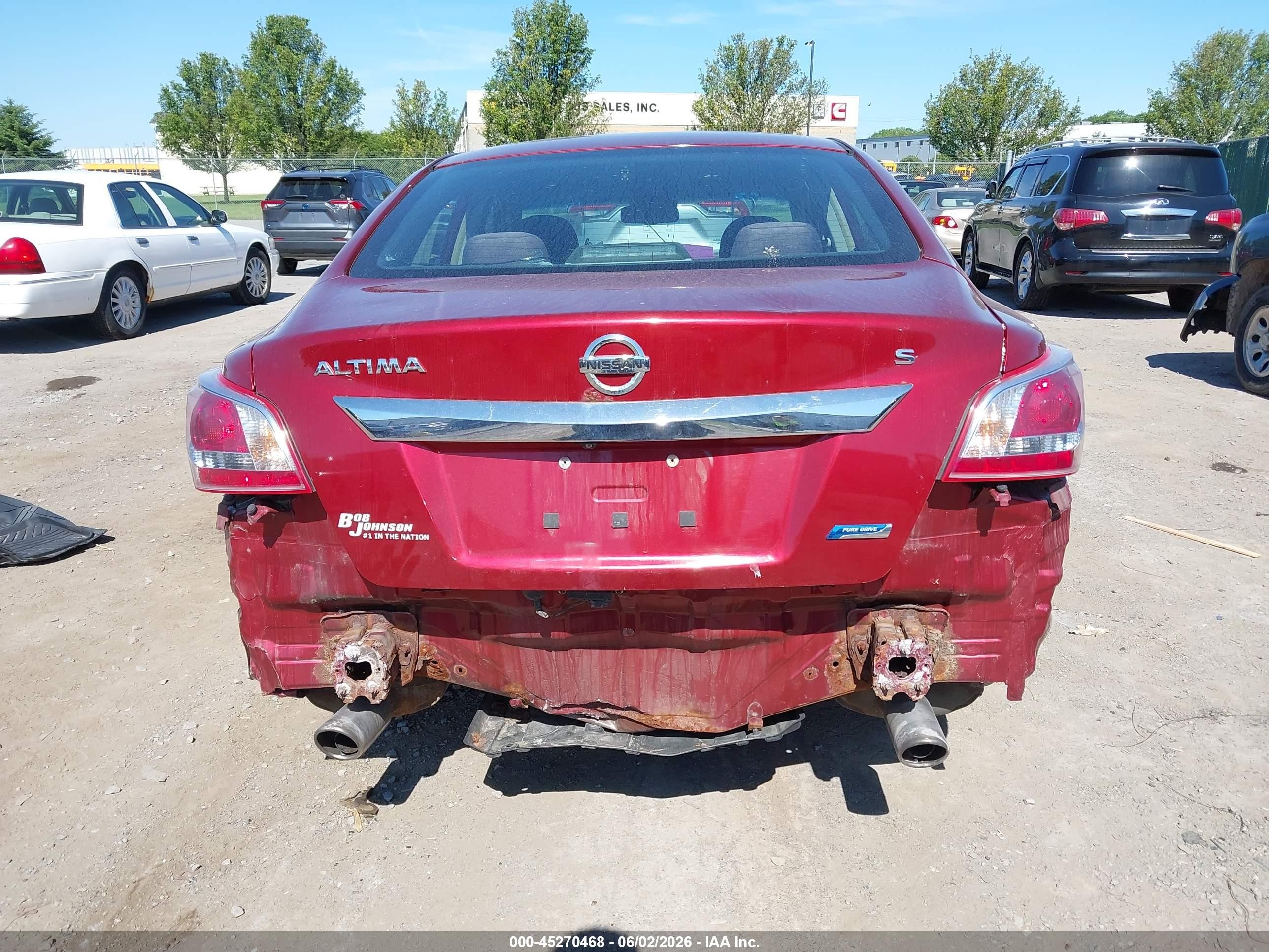 2013 Nissan Altima 2.5 S Red vin: 1N4AL3AP3DC297106