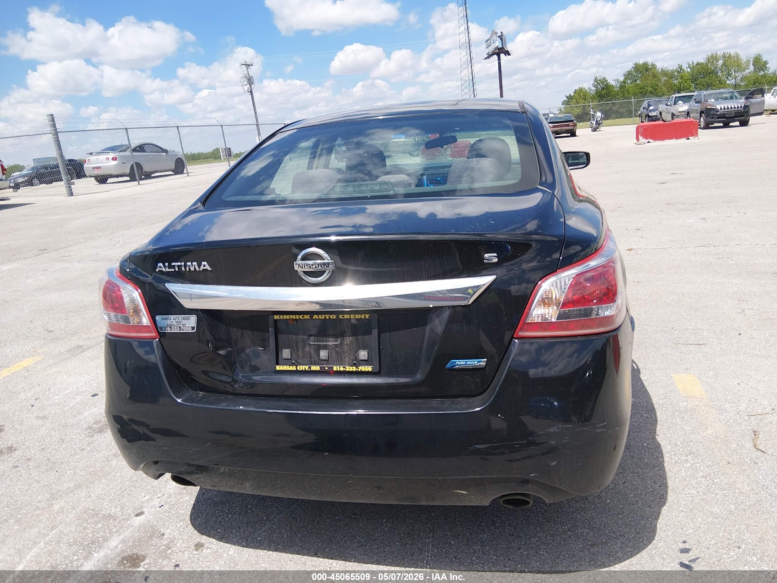 2013 Nissan Altima 2.5 S Black vin: 1N4AL3AP3DC298269