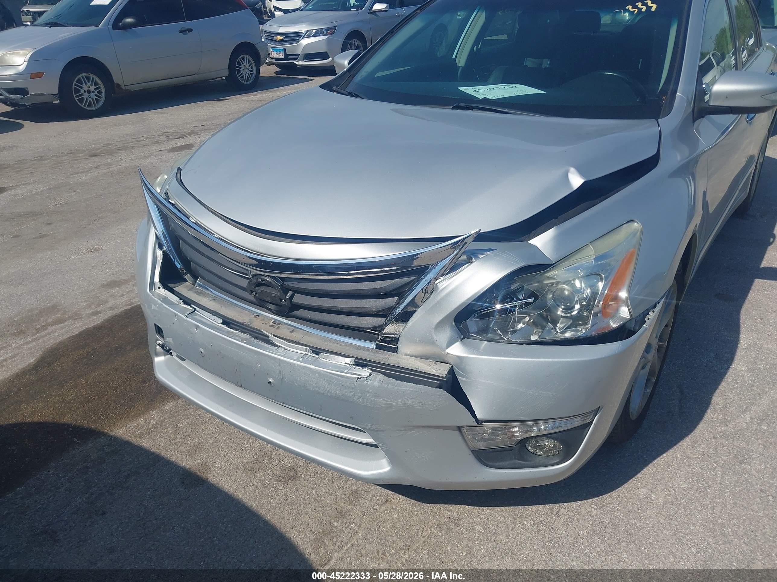 2013 Nissan Altima 2.5 Sl Silver vin: 1N4AL3AP3DN401372
