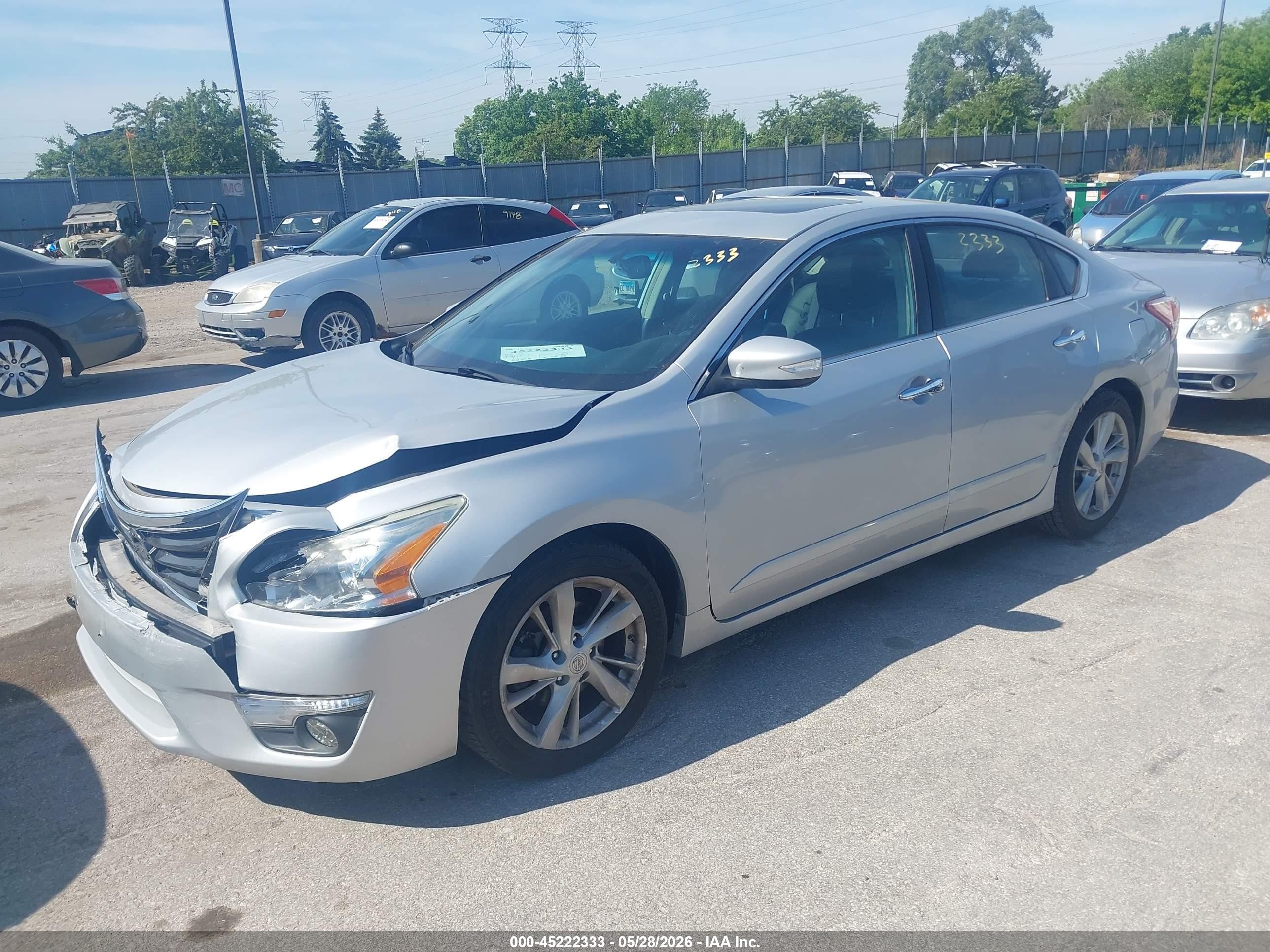 2013 Nissan Altima 2.5 Sl Silver vin: 1N4AL3AP3DN401372