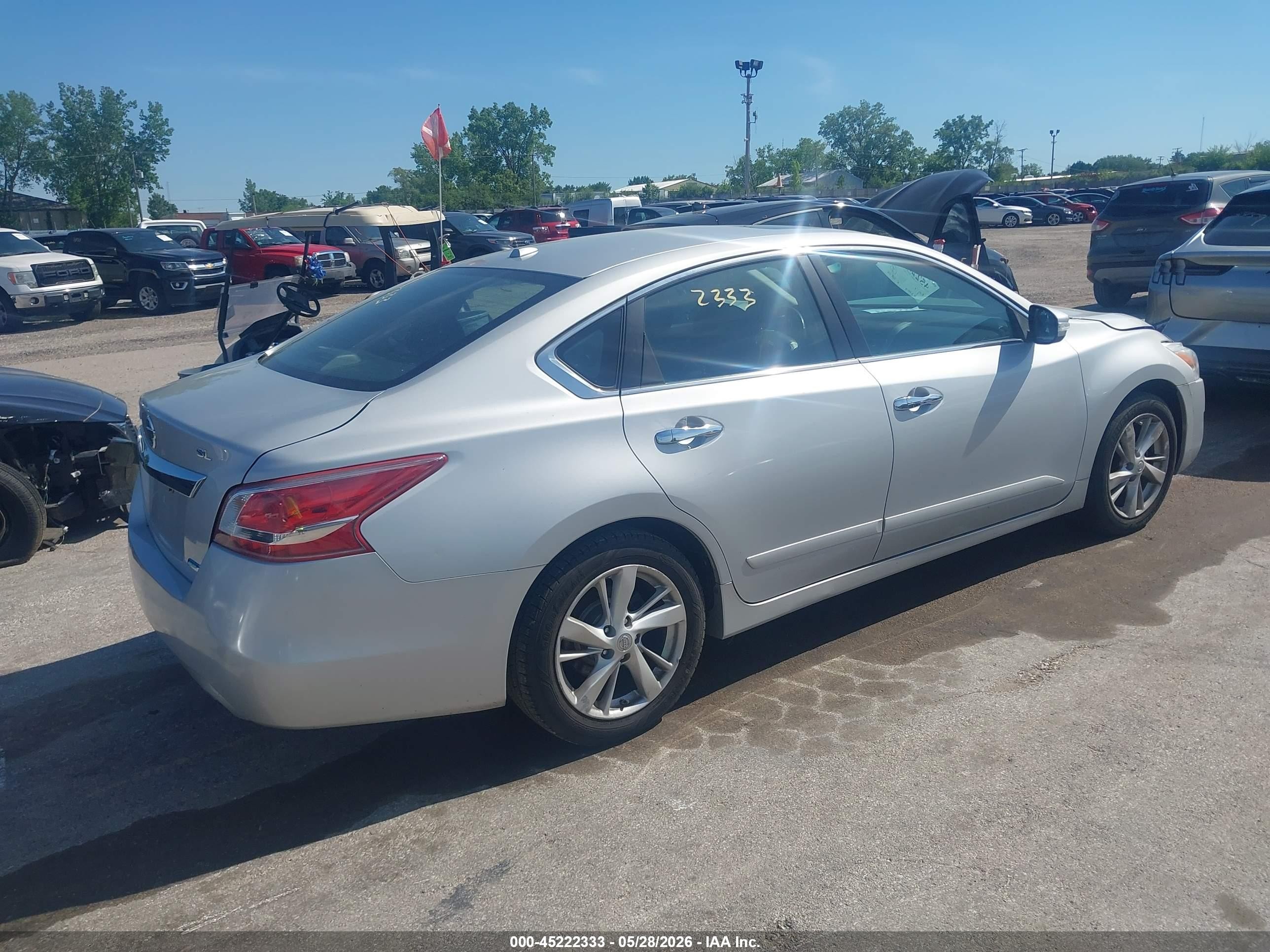 2013 Nissan Altima 2.5 Sl Silver vin: 1N4AL3AP3DN401372