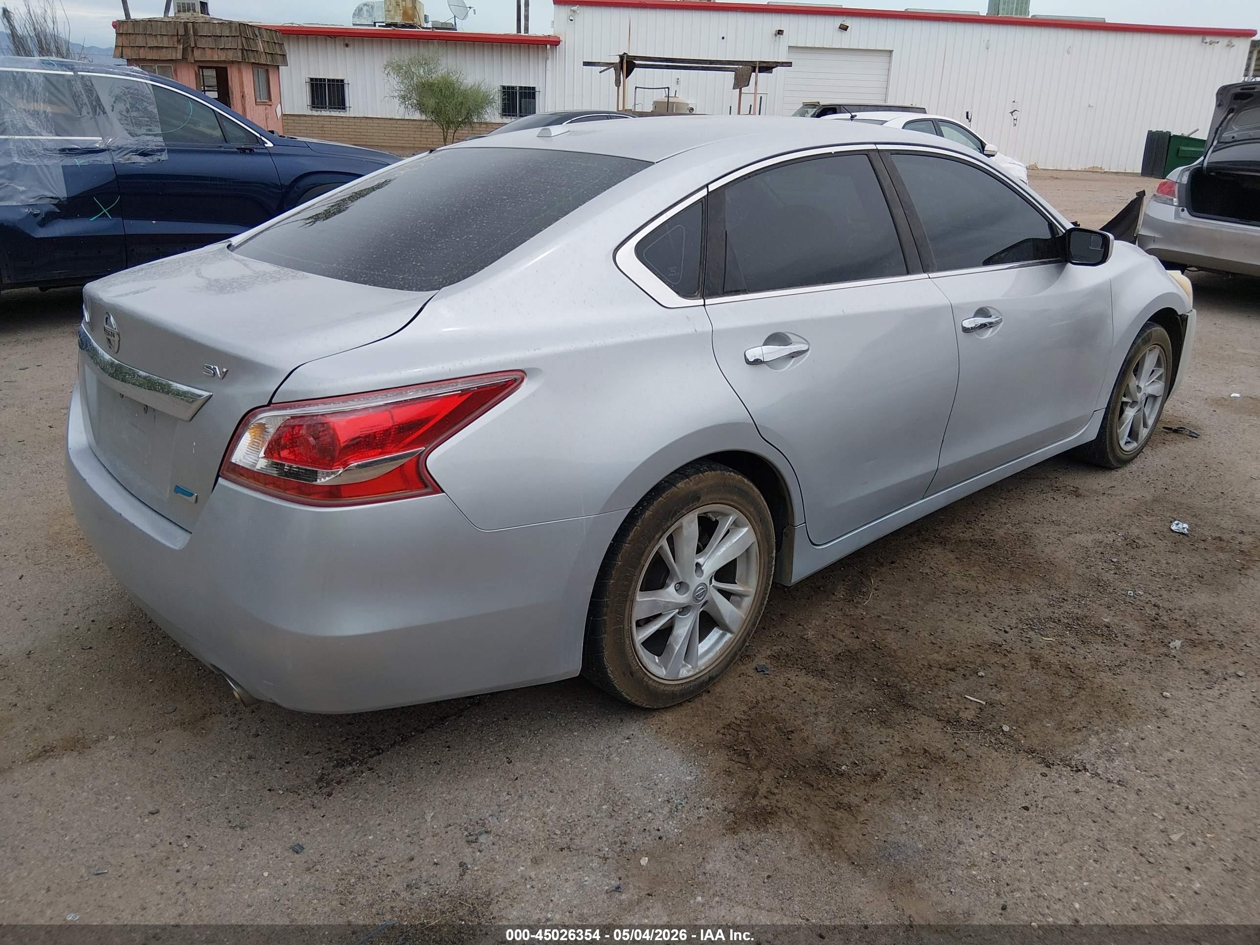 2013 Nissan Altima 2.5 Sv Silver vin: 1N4AL3AP3DN416020