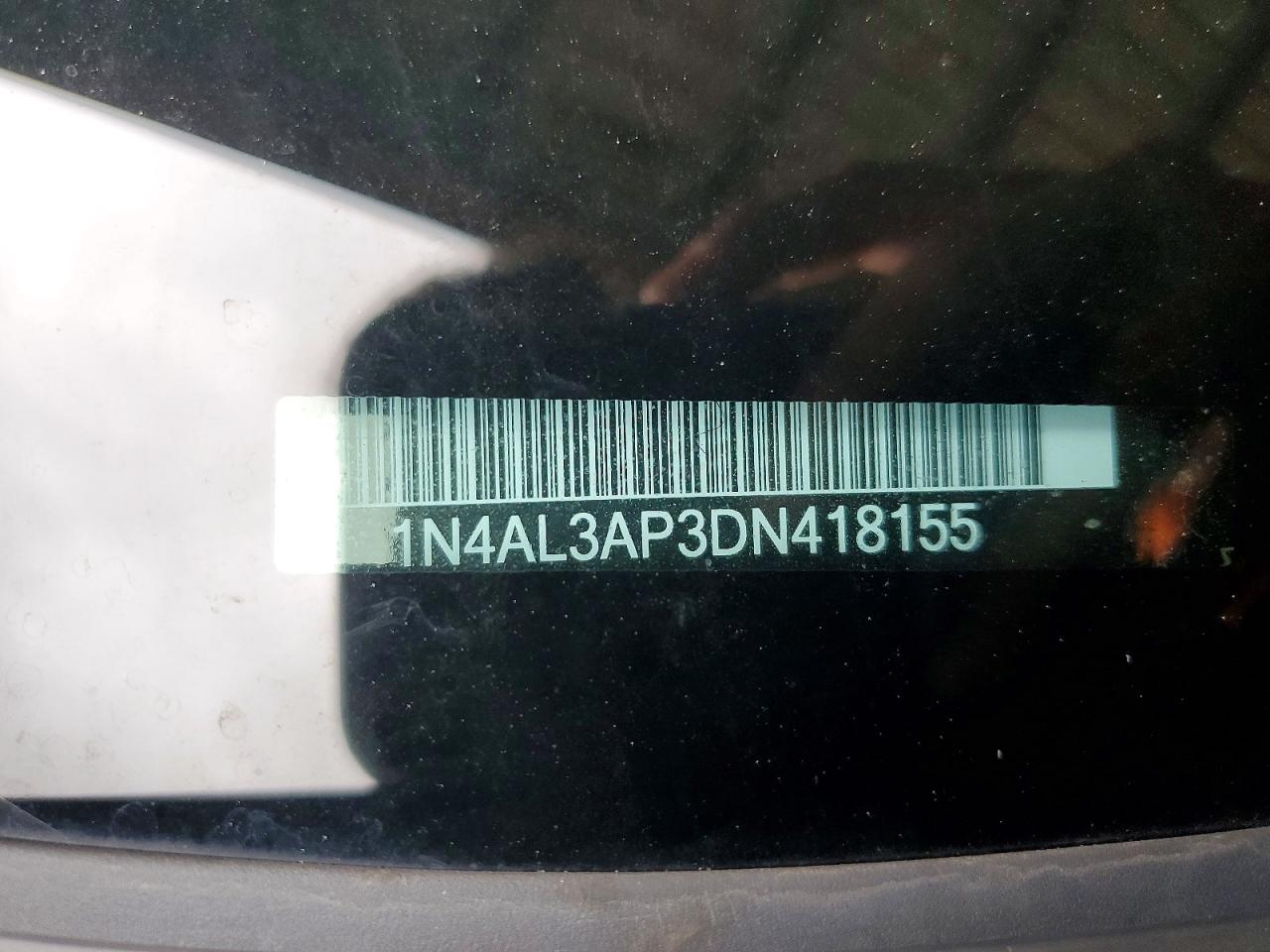 2013 Nissan Altima 2.5 Черный vin: 1N4AL3AP3DN418155