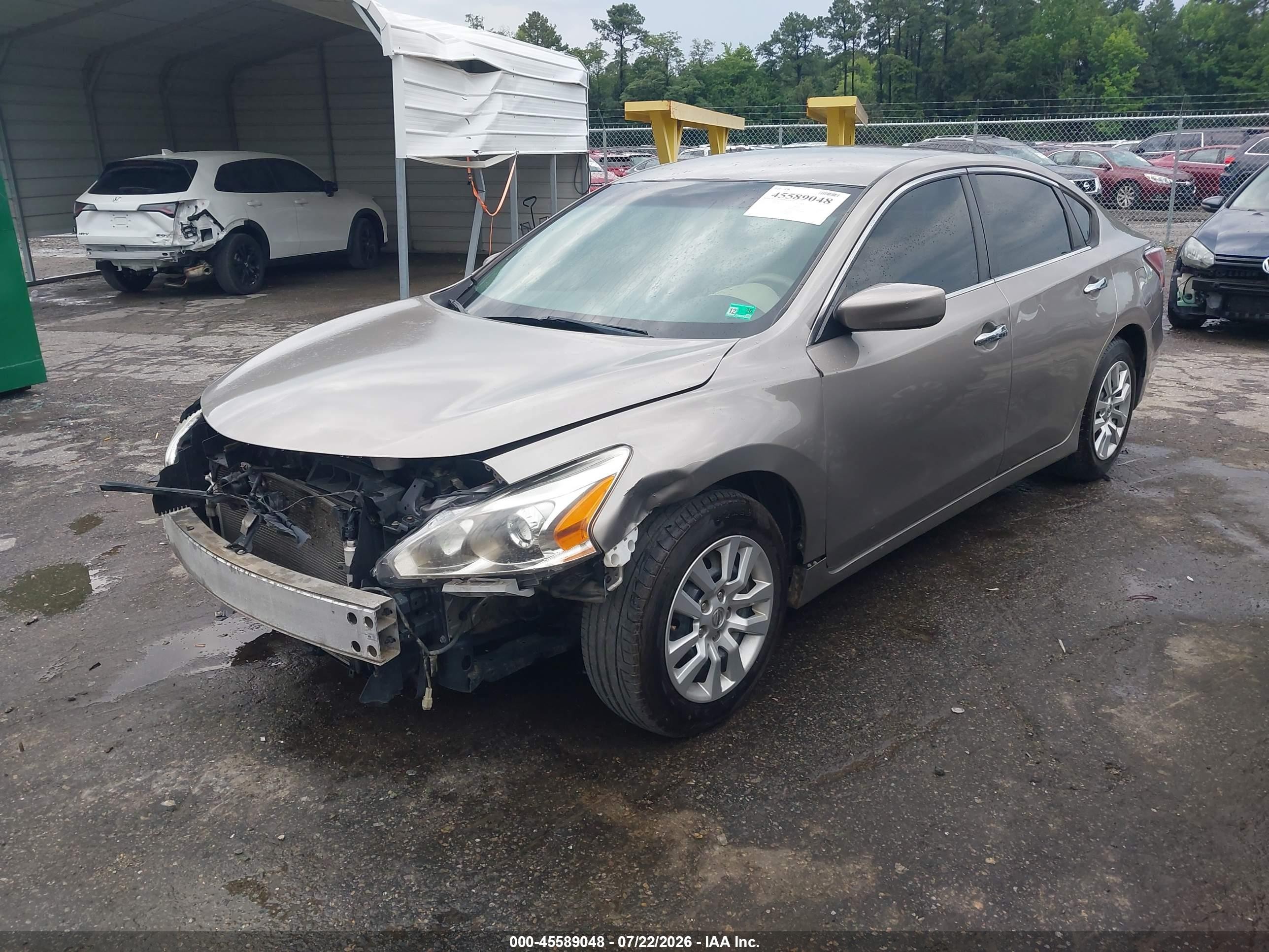 2013 Nissan Altima 2.5 S Gray vin: 1N4AL3AP3DN424070