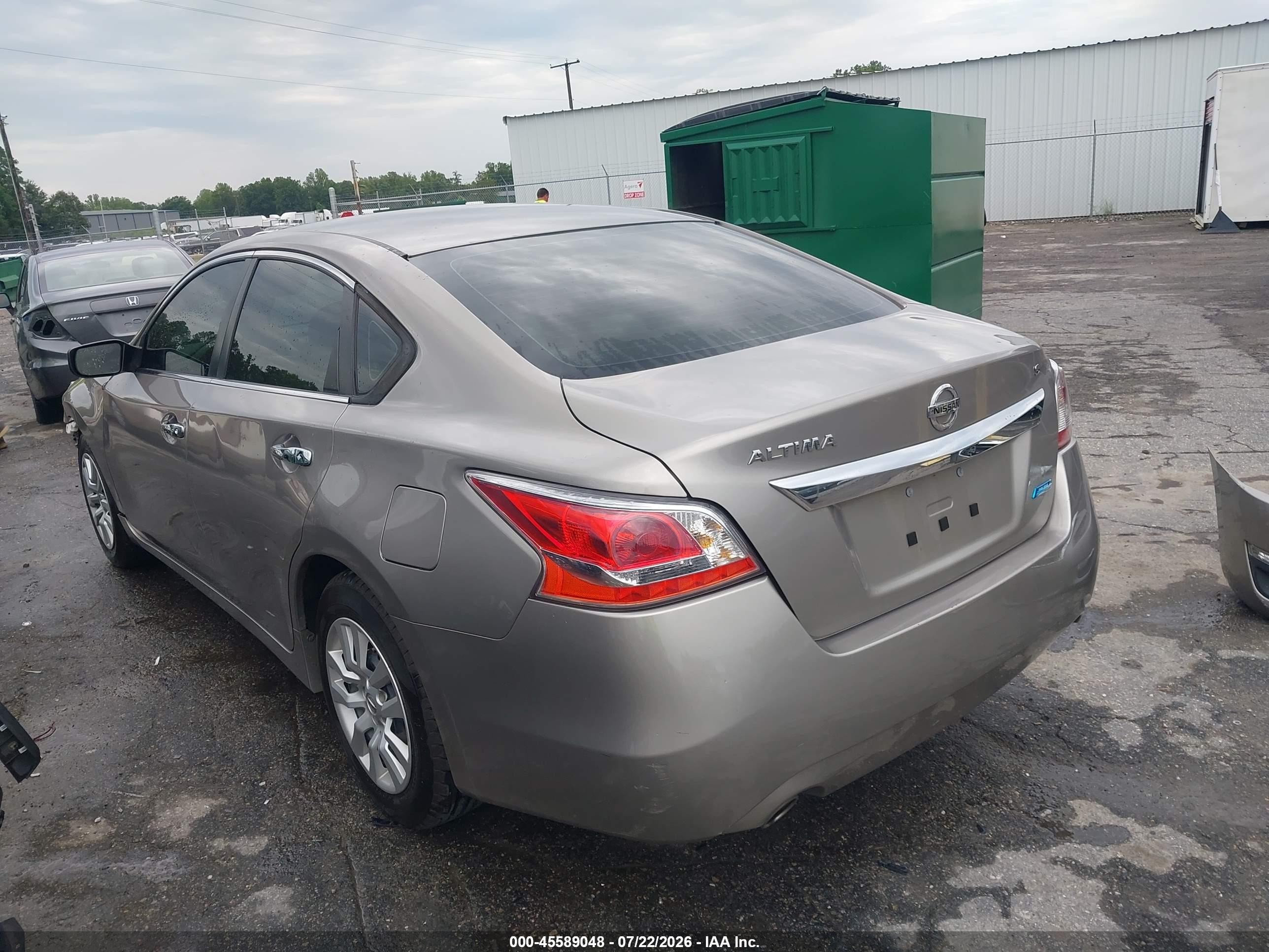 2013 Nissan Altima 2.5 S Gray vin: 1N4AL3AP3DN424070