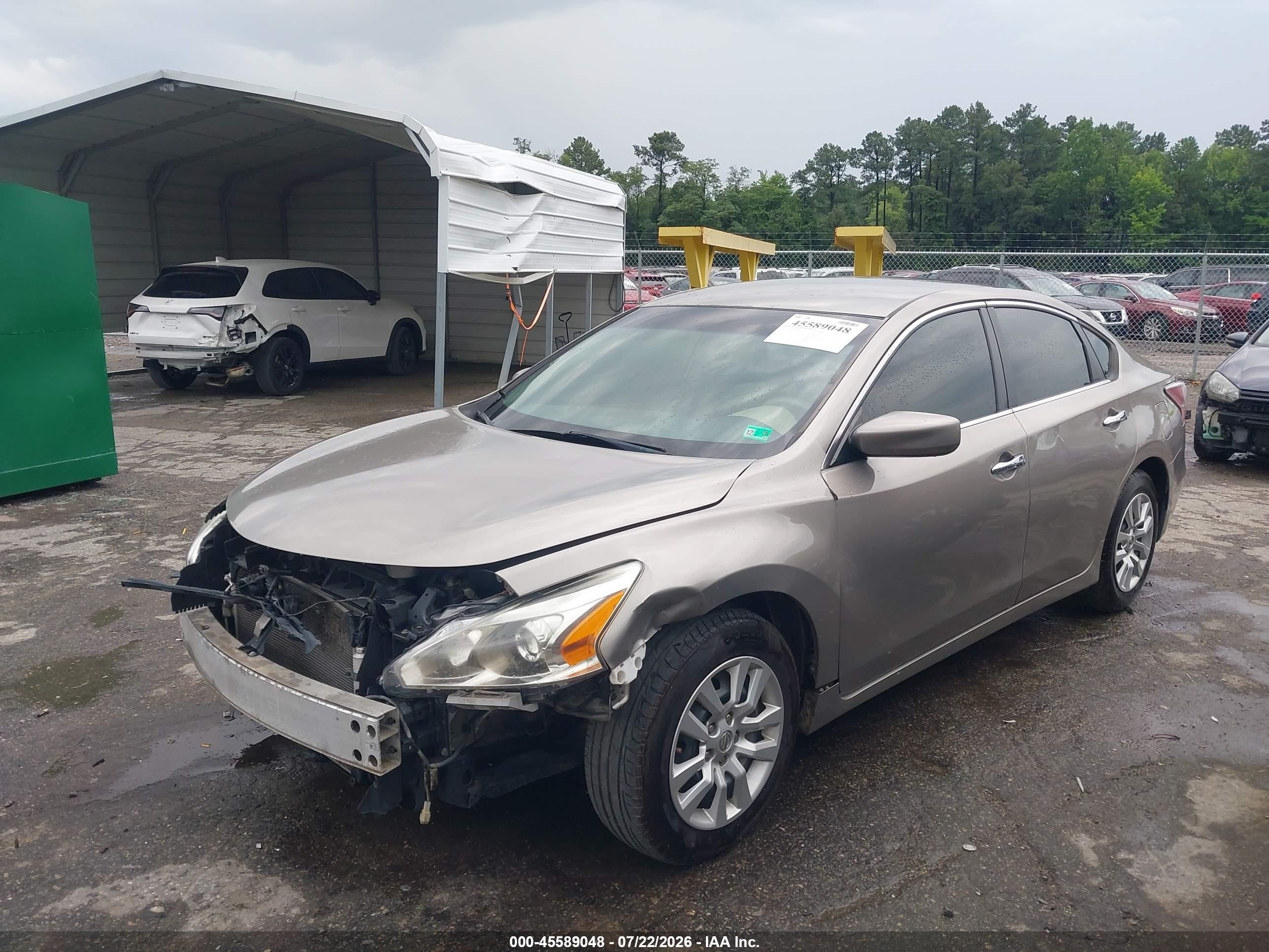 2013 Nissan Altima 2.5 S Gray vin: 1N4AL3AP3DN424070